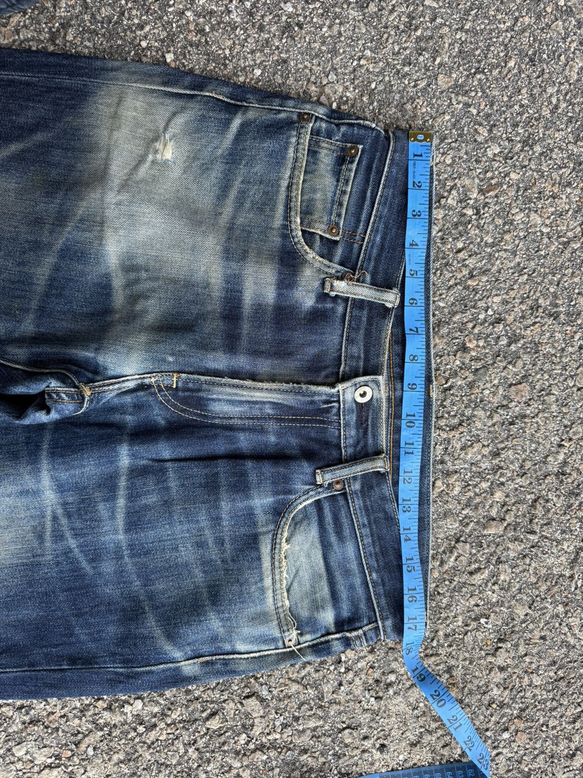 Japanese Brand VINTAGE JAPANESE MUD WASH JEAN DENIM PANTS Size US 35 - 6 Thumbnail