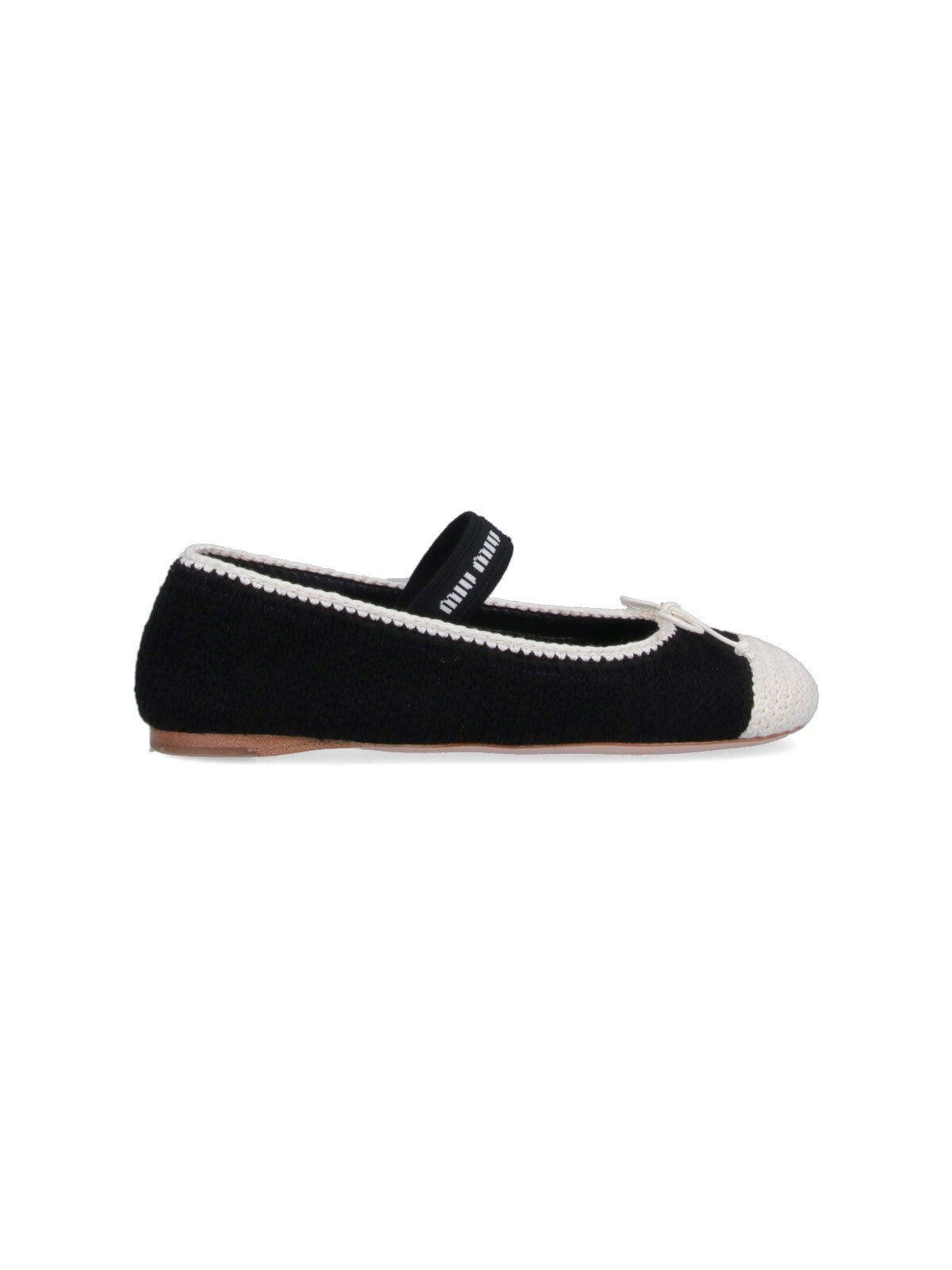 Miu Miu Miu Miu Crochet knit ballerinas size 37 Size ONE SIZE - 1 Thumbnail