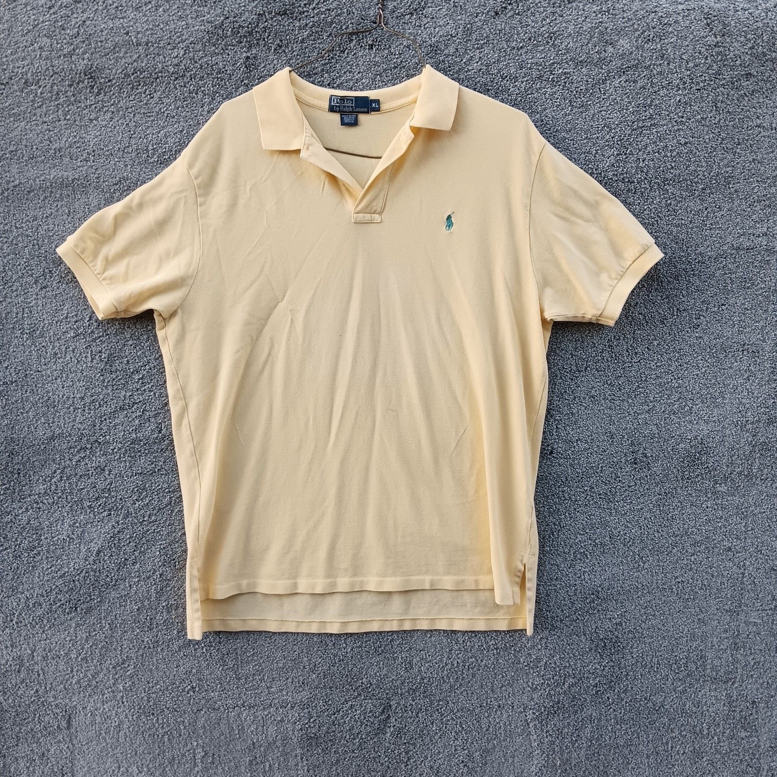 Polo Ralph Lauren Polo Ralph Lauren Mens Polo Yellow Shirt Size XL Classic Fit Size US XL / EU 56 / 4 - 1 Thumbnail