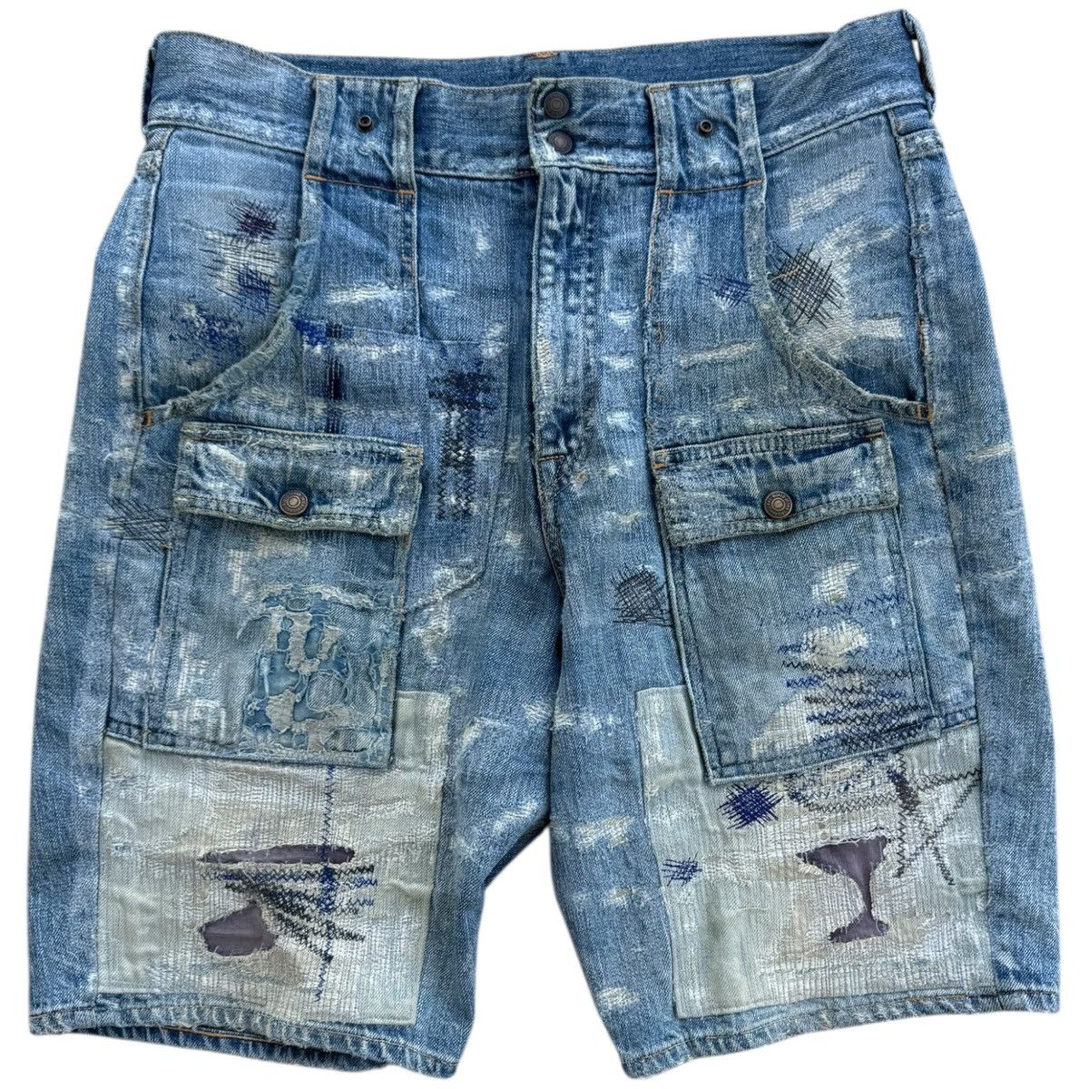 Kapital Kapital Boro Shorts Size 3 Size US 32 / EU 48 - 1 Thumbnail