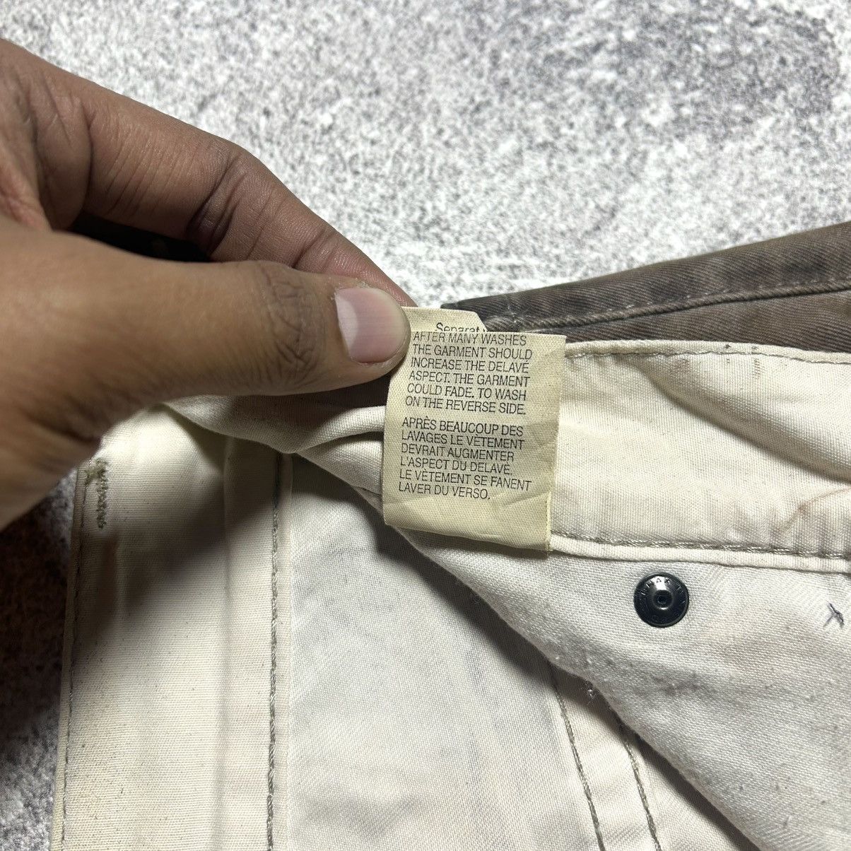 Neil Barrett Vintage Rare Neil Barrett Brown Coated Pants Size US 31 - 18 Thumbnail
