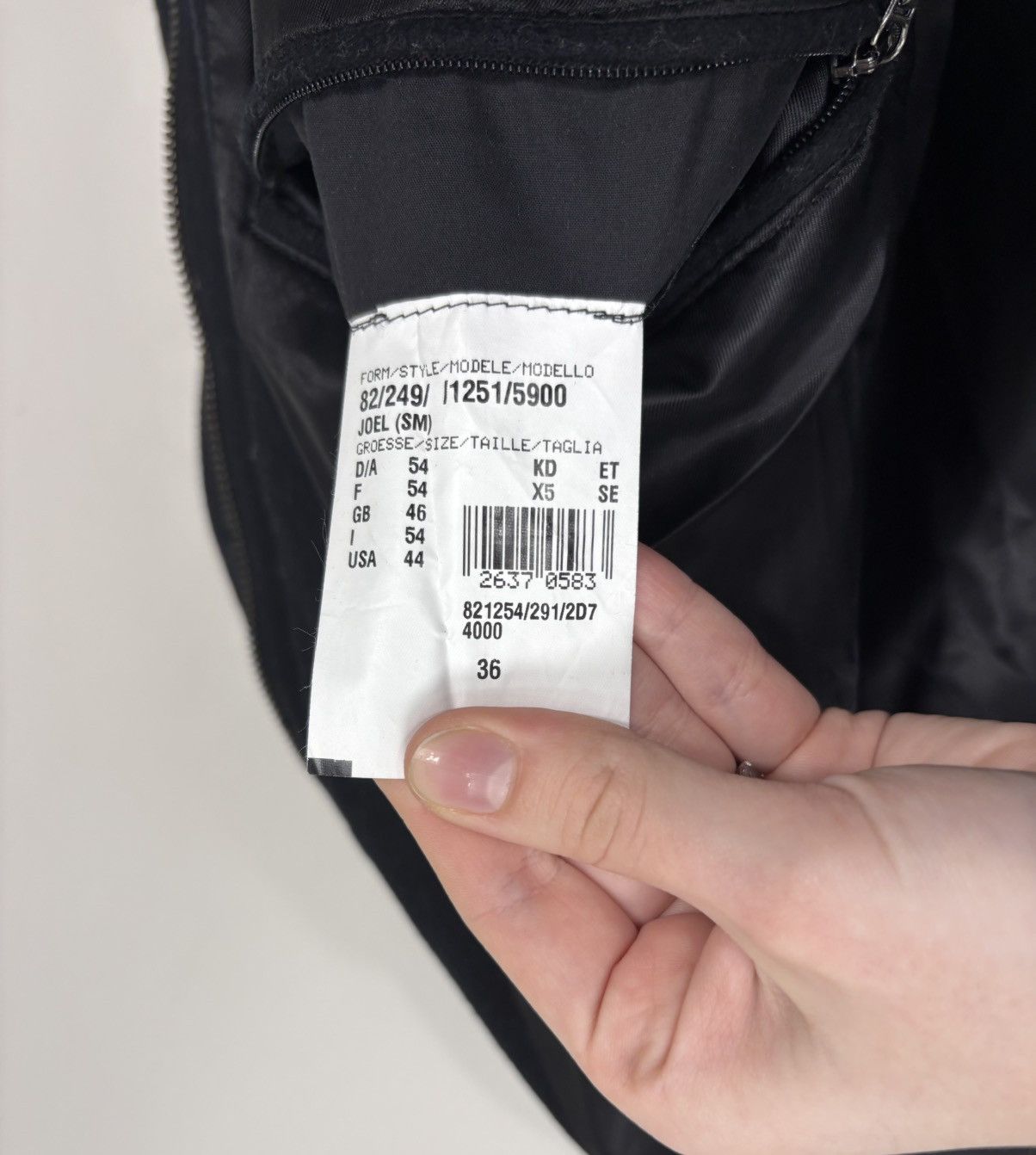 Schneiders Schneiders Salzburg Men’s Black Rainloden Wool Full Zip Coat Size US L / EU 52-54 / 3 - 15 Thumbnail