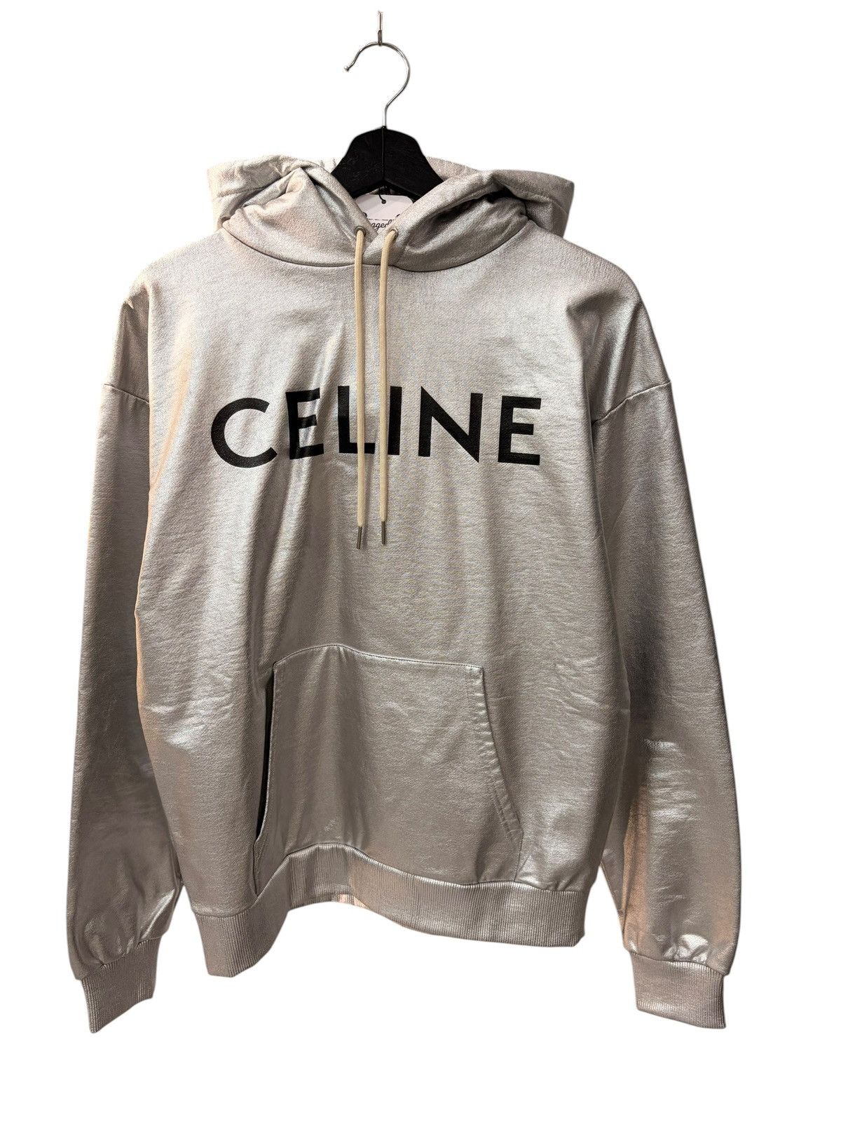 Celine Celine Silver Logo Hoodie Size US XS / EU 42 / 0 - 1 Thumbnail