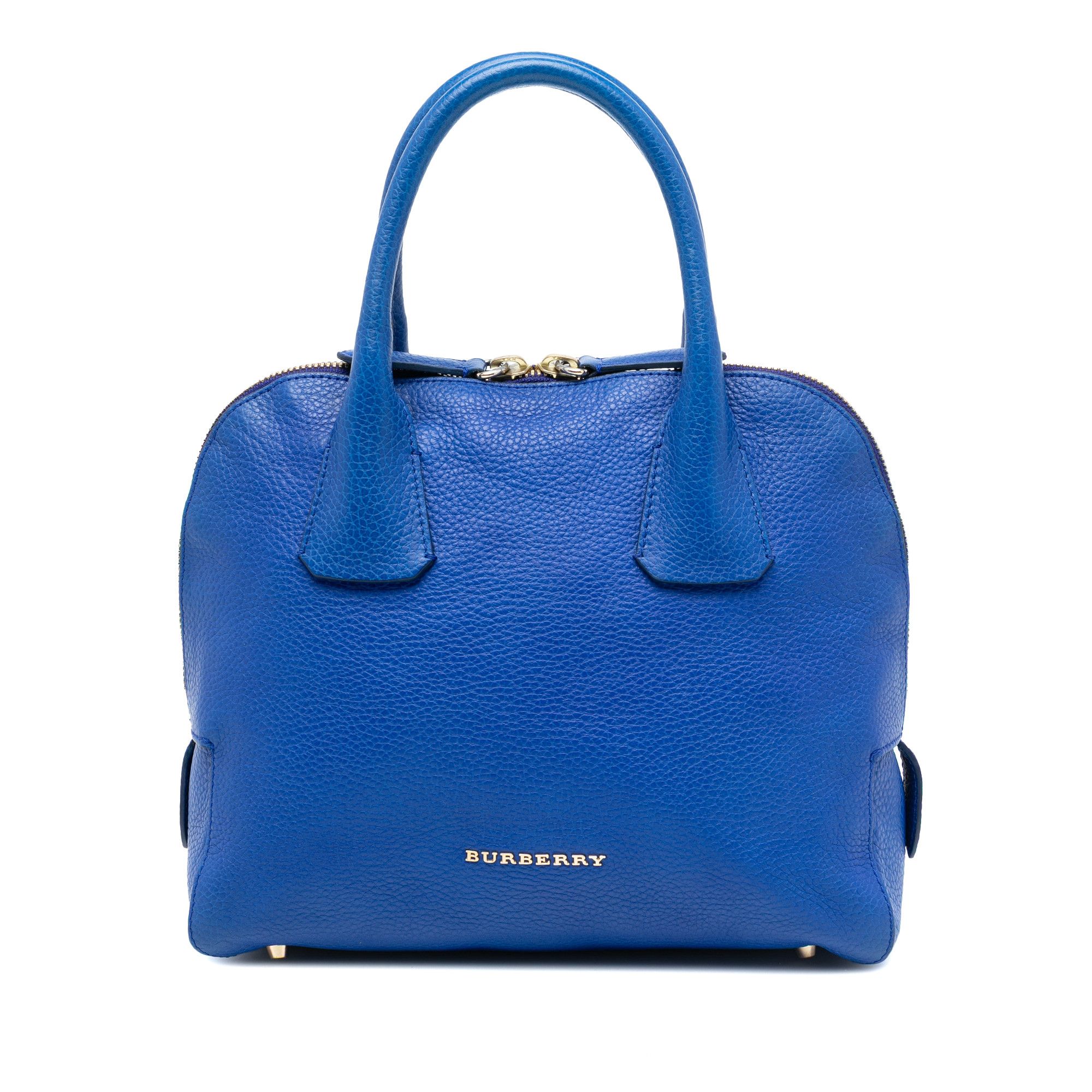 Burberry Burberry Small Grained Calfskin Greenwood Satchel Size ONE SIZE - 1 Thumbnail