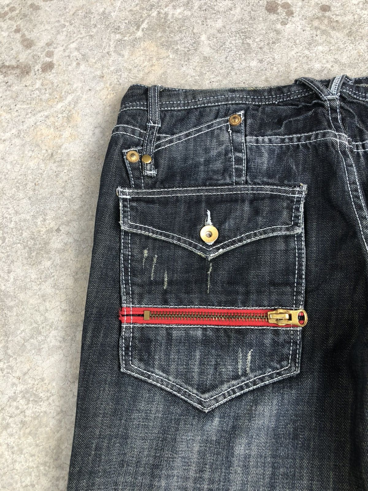 If Six Was Nine Semantic Design Flared Jeans Distressed Jeans Size US 32 / EU 48 - 17 Thumbnail