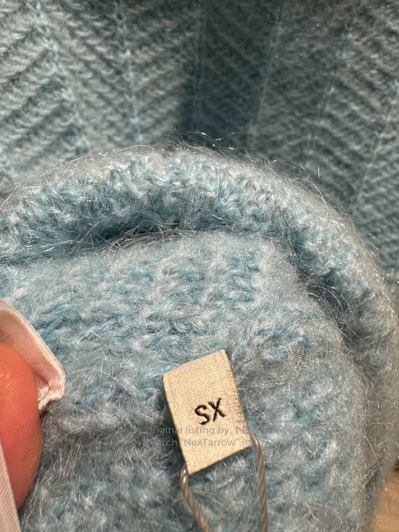 Gucci Gucci Chicken Broken Shell Blue Silhouette Sweater Size XS / US 0-2 / IT 36-38 - 8 Thumbnail