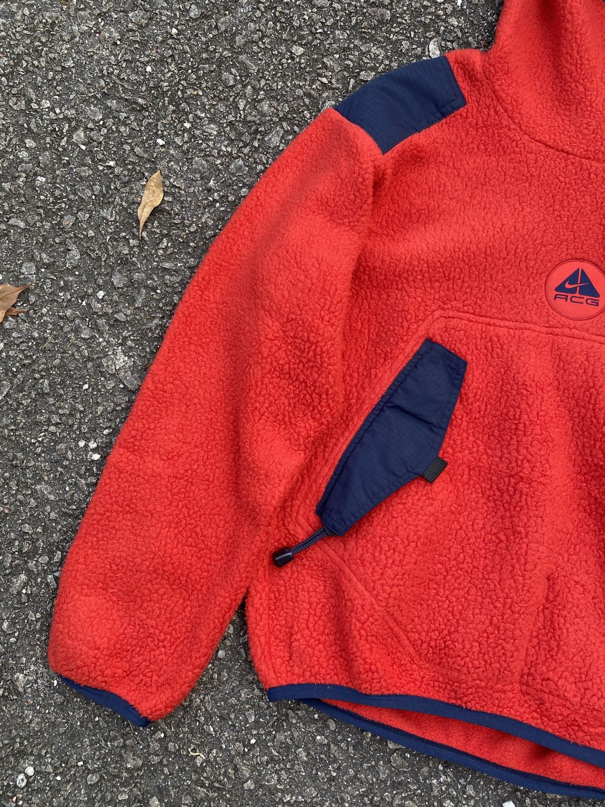 Nike ACG × Vintage Vintage Nike ACG Fleece Deep Pile Ninja Mask Hoodie Size US M / EU 48-50 / 2 - 4 Thumbnail
