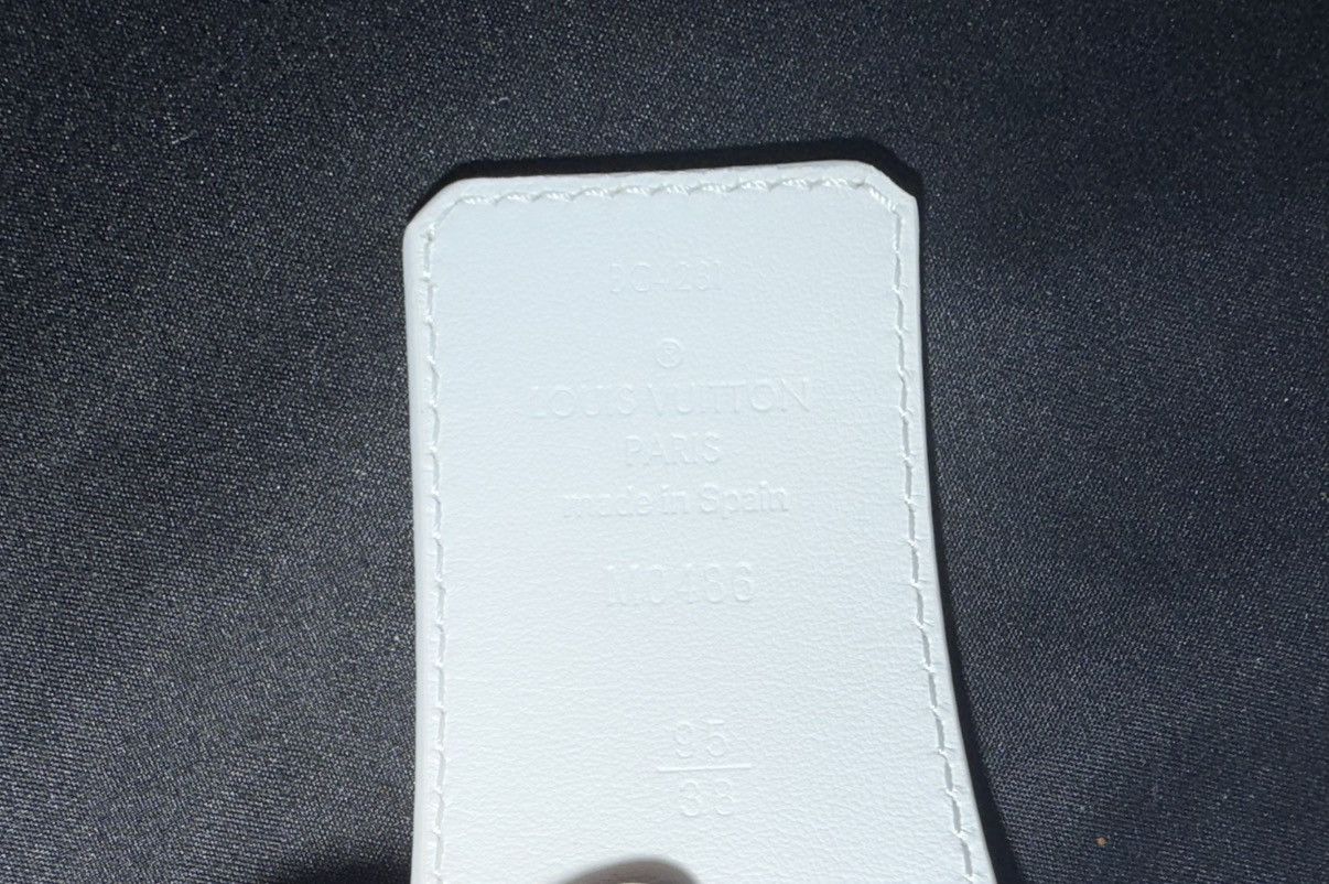 Louis Vuitton Louis Vuitton x Nigo Denim Belt – Size 95 – New With Tags Size 38 - 4 Thumbnail
