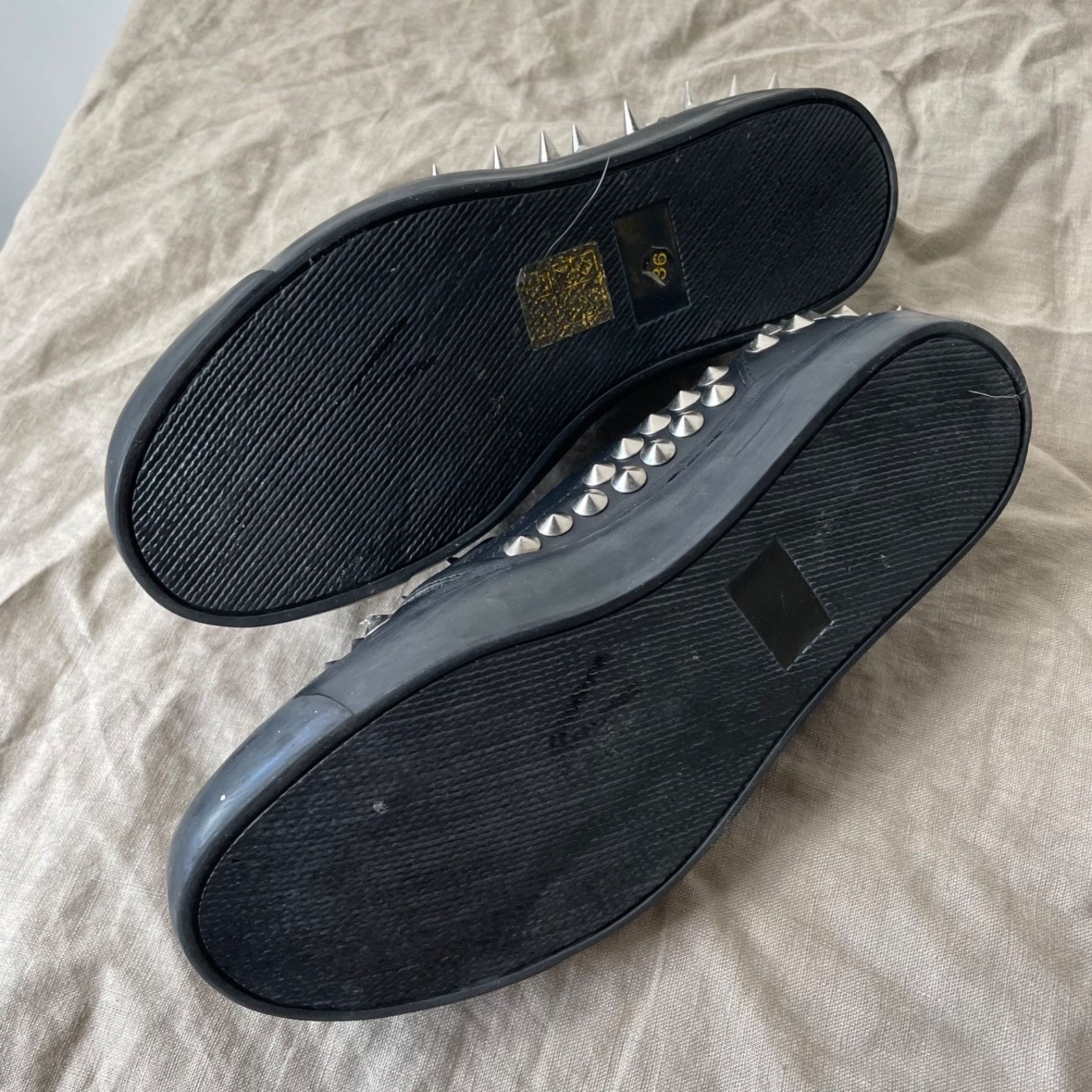 Jeffrey Campbell Jeffrey Campbell Studded Spike Loafers Punk 9422AC Size US 5.5 / IT 35.5 - 6 Thumbnail