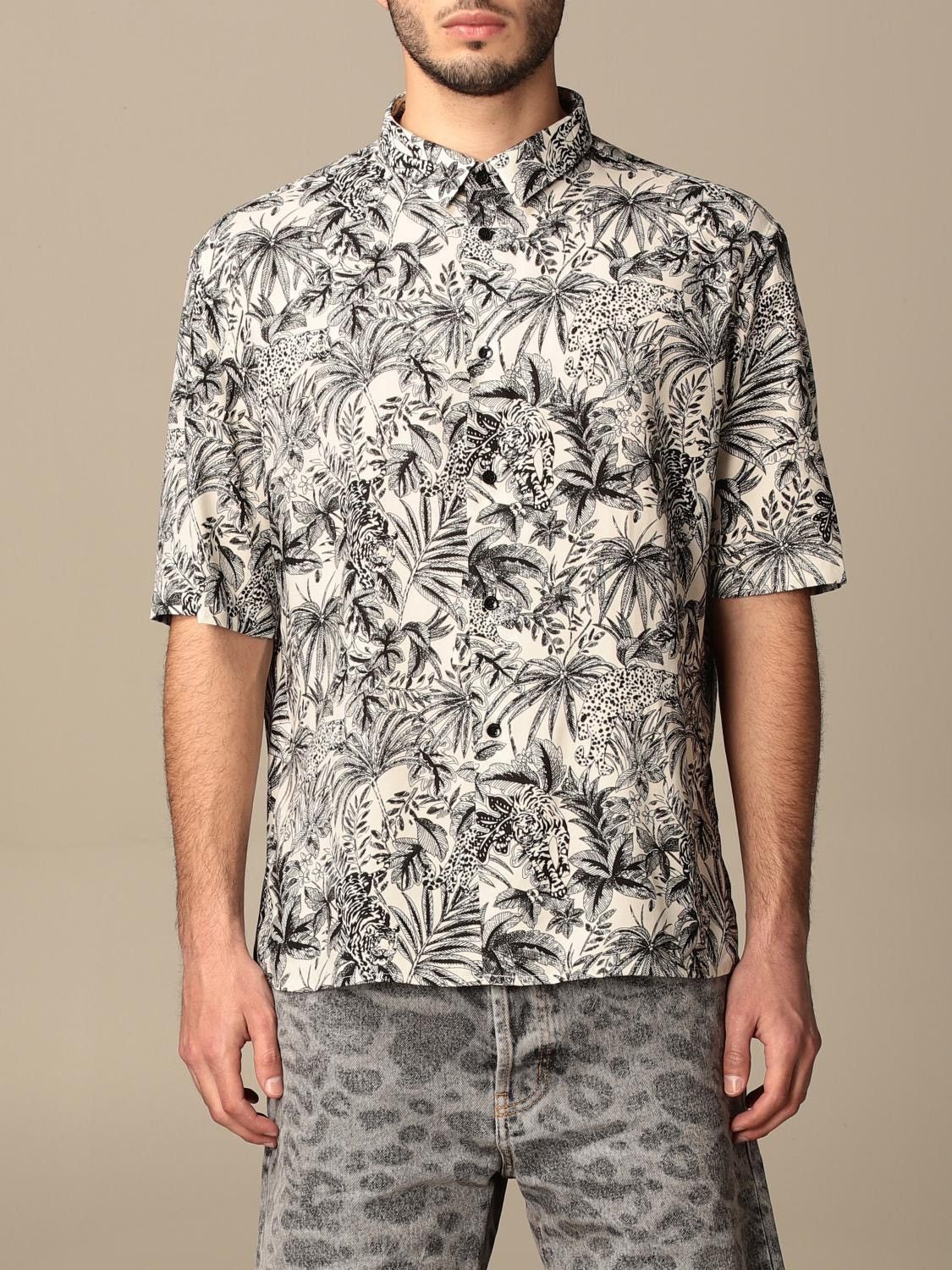 Saint Laurent Paris SS21 Saint Laurent jungle animal print Hawaiian shirt 41 Size US L / EU 52-54 / 3 - 20 Thumbnail