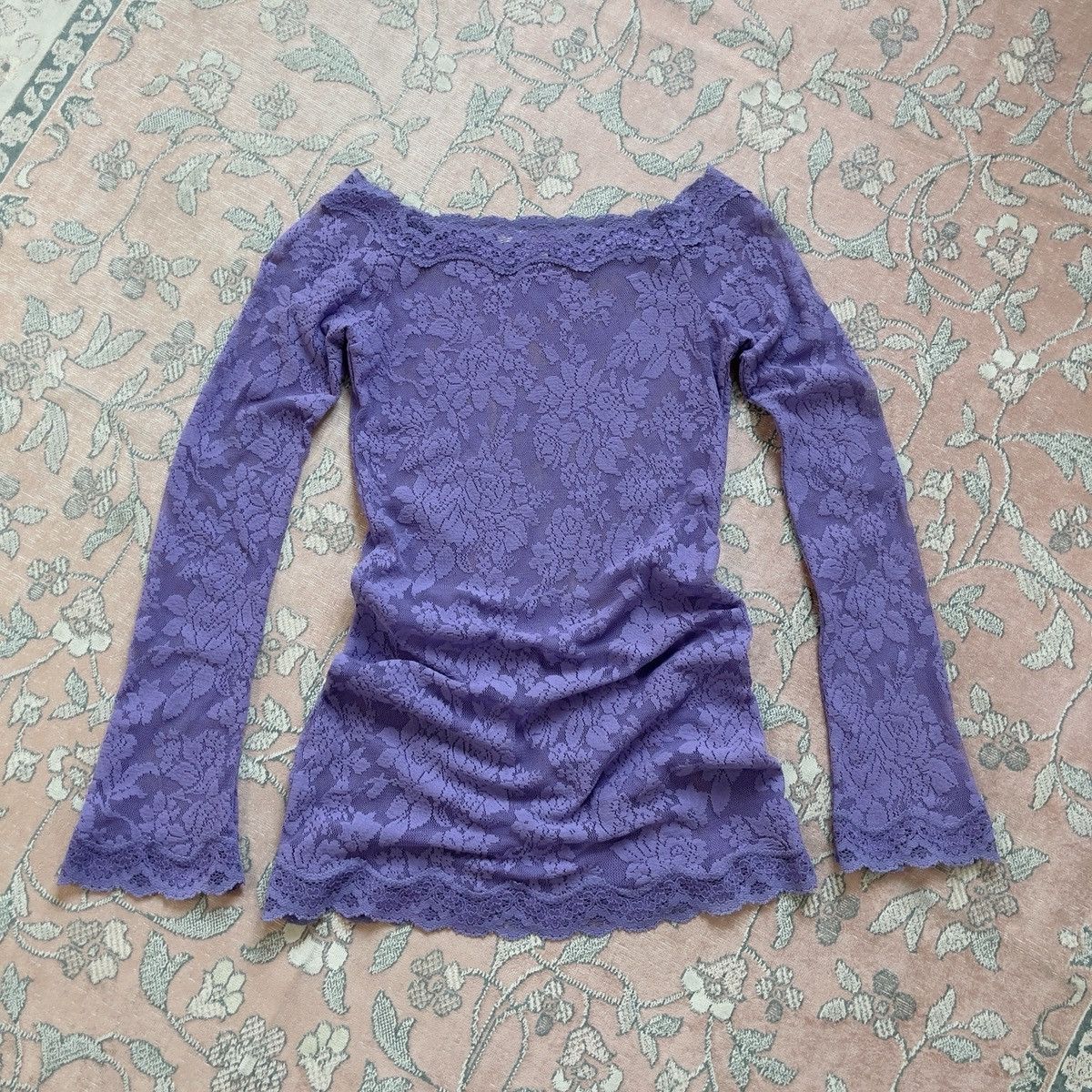 Victoria's Secret Victoria’s Secret Lavender Lace Mini Slip Dress (XS–S) Size S / US 4 / IT 40 - 7 Thumbnail