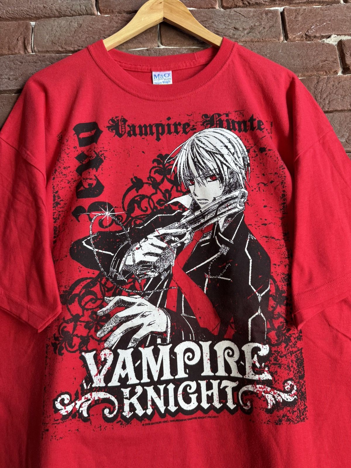 Anime Vintage Y2K Anime Vampire Knight Hunter rare T-shirt 00s Size US XL / EU 56 / 4 - 2 Thumbnail