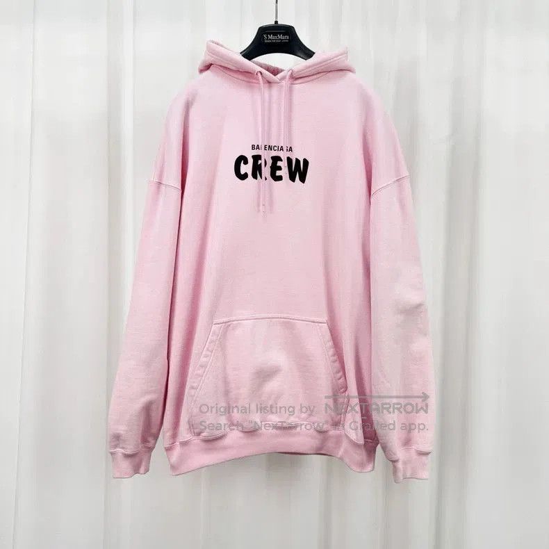 Balenciaga Balenciaga Crew Print Hoodie. Size US S / EU 44-46 / 1 - 1 Thumbnail