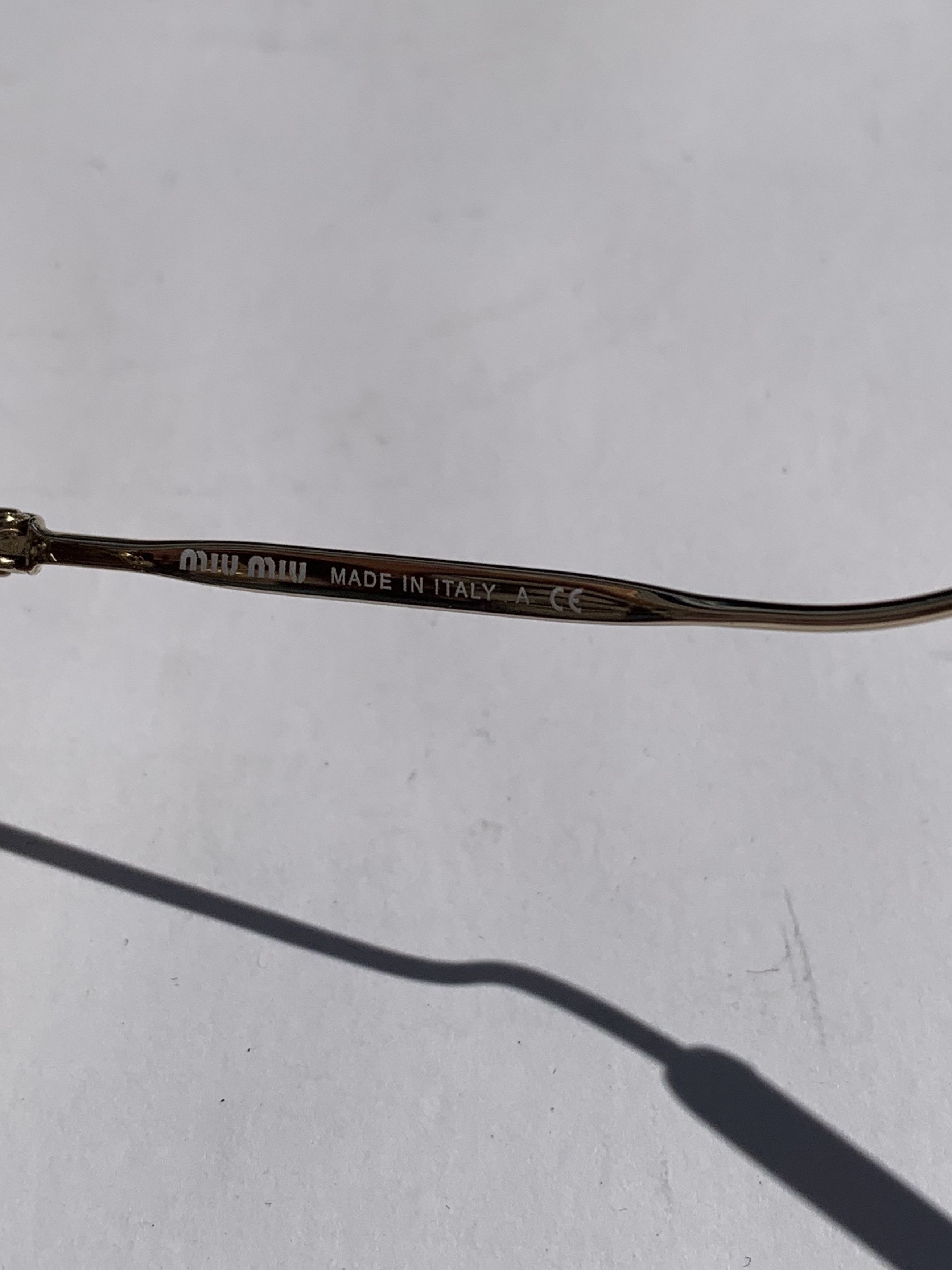 Miu Miu Miu Miu MU 54SS Brown Sunglasses Size ONE SIZE - 11 Thumbnail