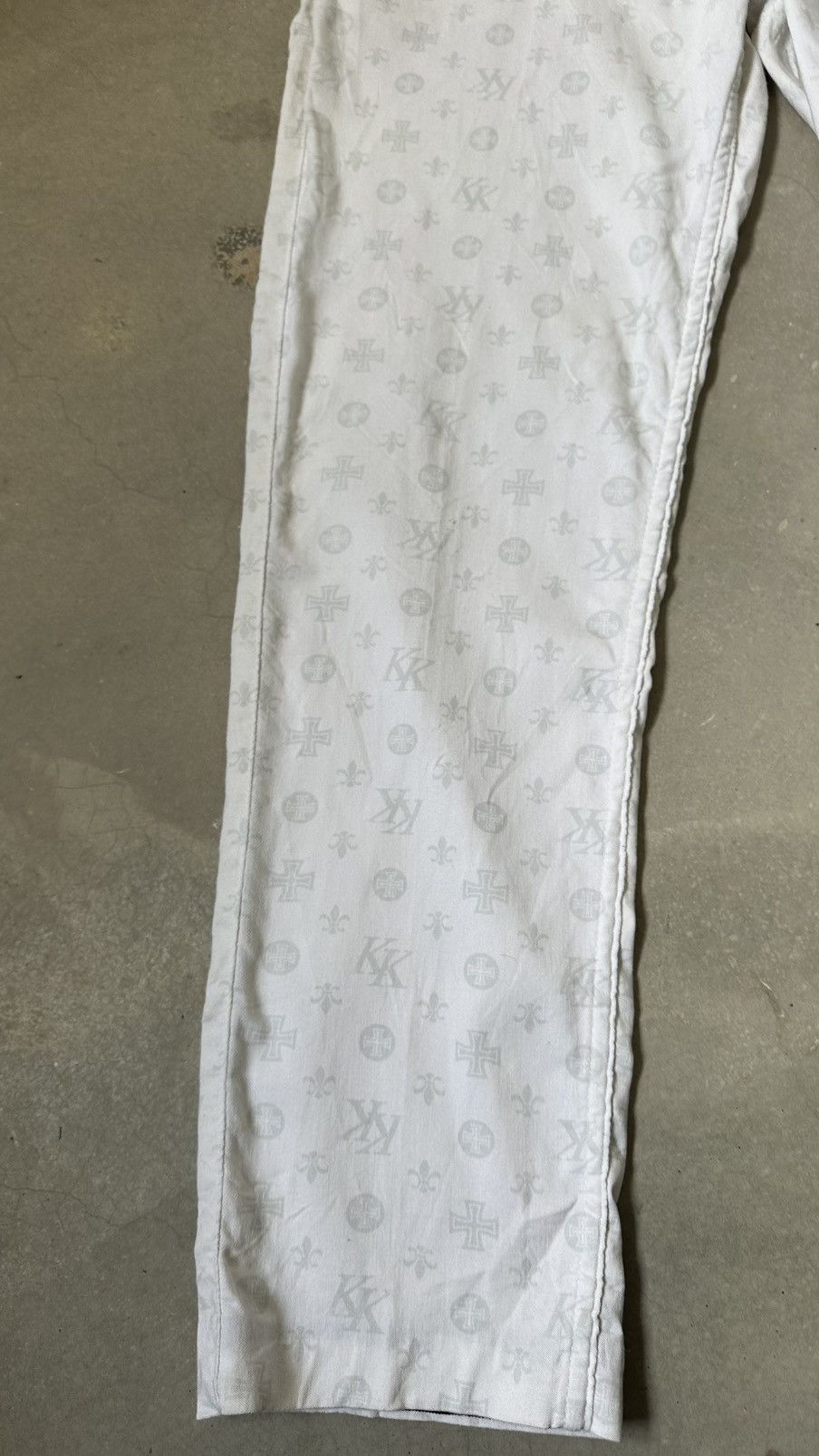 Karl Kani VINTAGE KARL KANI GOLD PATTERN PANT Size US 32 / EU 48 - 2 Thumbnail