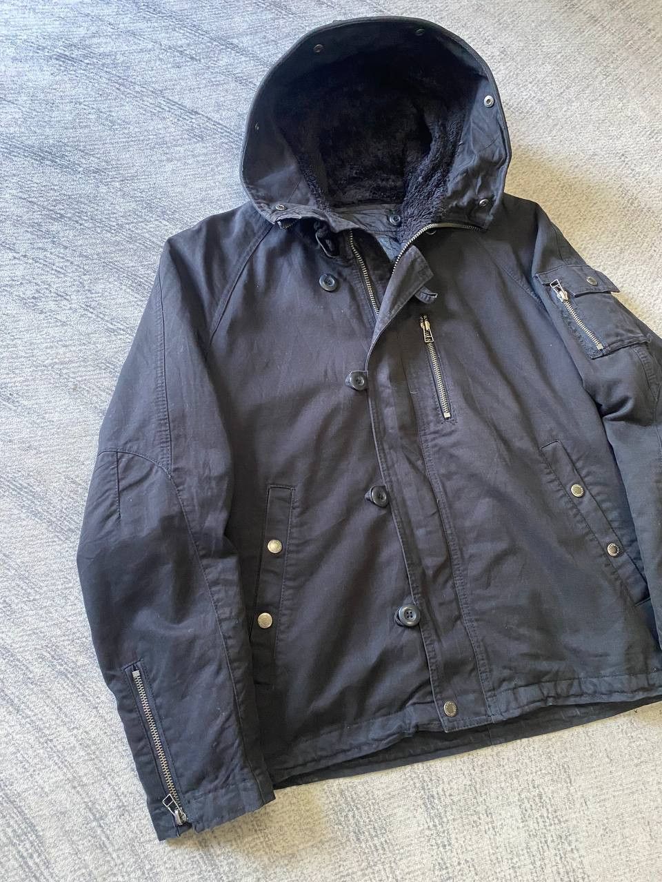 In The Attic In The Attic Military Style Hooded Jacket Japan Streetwear Size US M / EU 48-50 / 2 - 3 Thumbnail