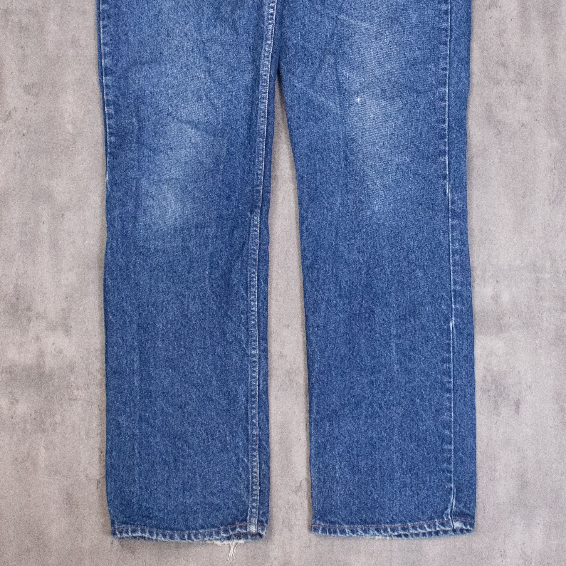 Levi's Vintage Clothing Vintage 1980's Levis 619 Wash Straight Denim Jean's Pant's Size US 34 / EU 50 - 6 Thumbnail