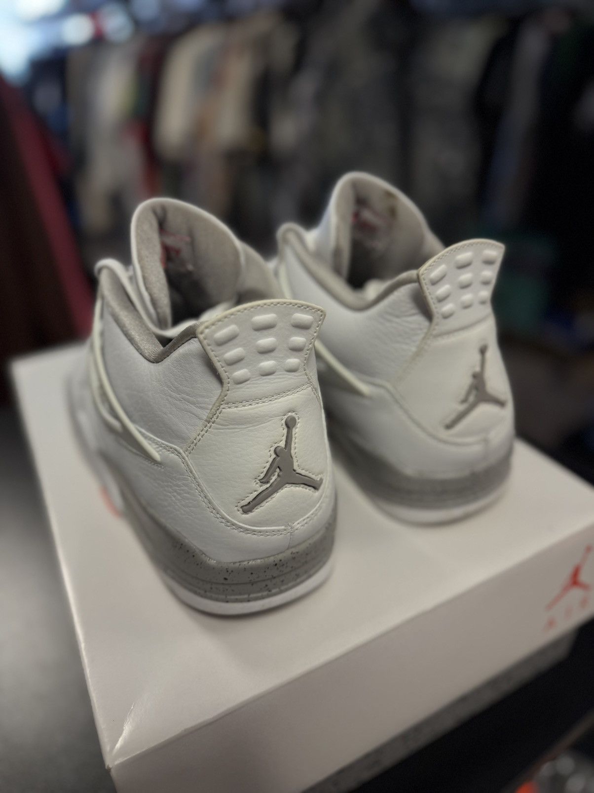 Jordan Brand × Nike Jordan 4 White Oreo 2021 (CT8527-100) Size 12 W Box Size US 12 / EU 45 - 12 Thumbnail