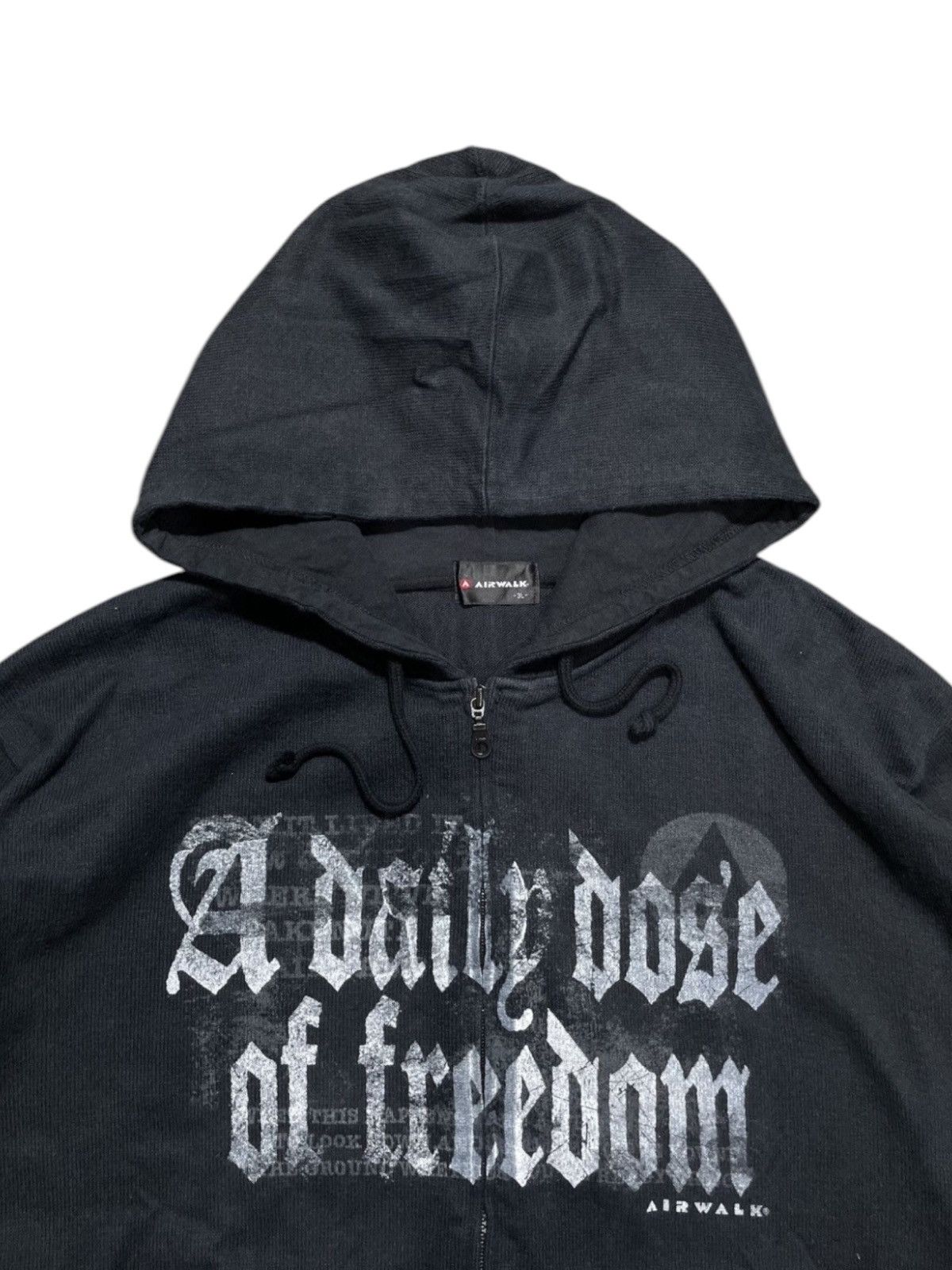 Airwalk × Japanese Brand × Vintage A daily dose of freedom Poem Hoodie Japanese airwalk Size US XL / EU 56 / 4 - 2 Thumbnail