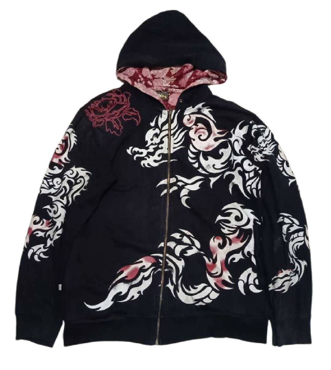 Japanese Brand Vintage Big dragon Karakuri Sukajan Hoodie Size US L / EU 52-54 / 3 - 1 Thumbnail