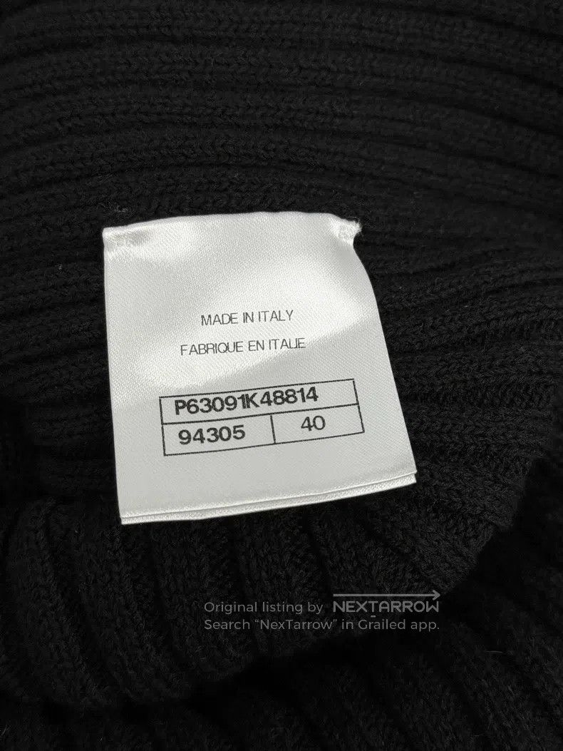 Chanel Chanel Black gold buckle knitted cardigan coat Size S / US 4 / IT 40 - 4 Thumbnail