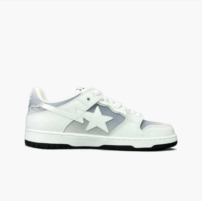 Bape ABATHINGAPE low-top sneaker men's model, lead gray Size US 9.5 / EU 42-43 - 2 Thumbnail
