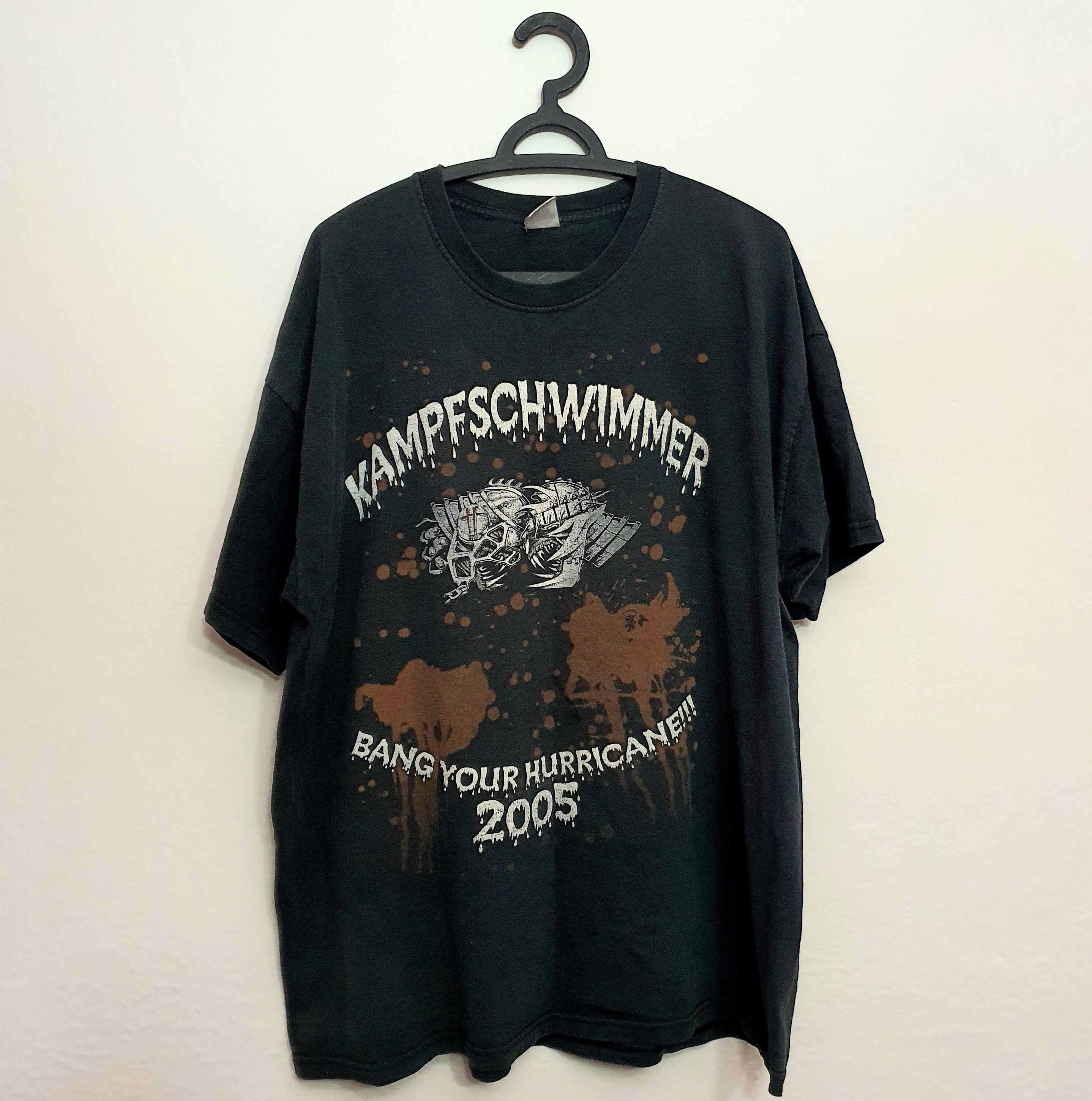 Band Tees Kampfschwimmer The Balingen Hurricane 2005 Tee Size US XXL / EU 58 / 5 - 1 Thumbnail