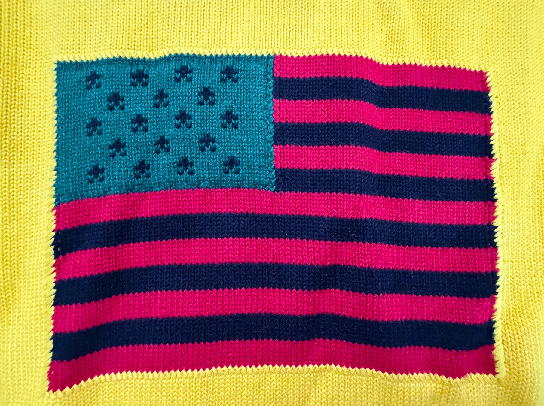 DENIM TEARS RARE Denim Tears Tyson Beckford Yellow Knit Sweater XL (NEW) Size US XL / EU 56 / 4 - 4 Thumbnail
