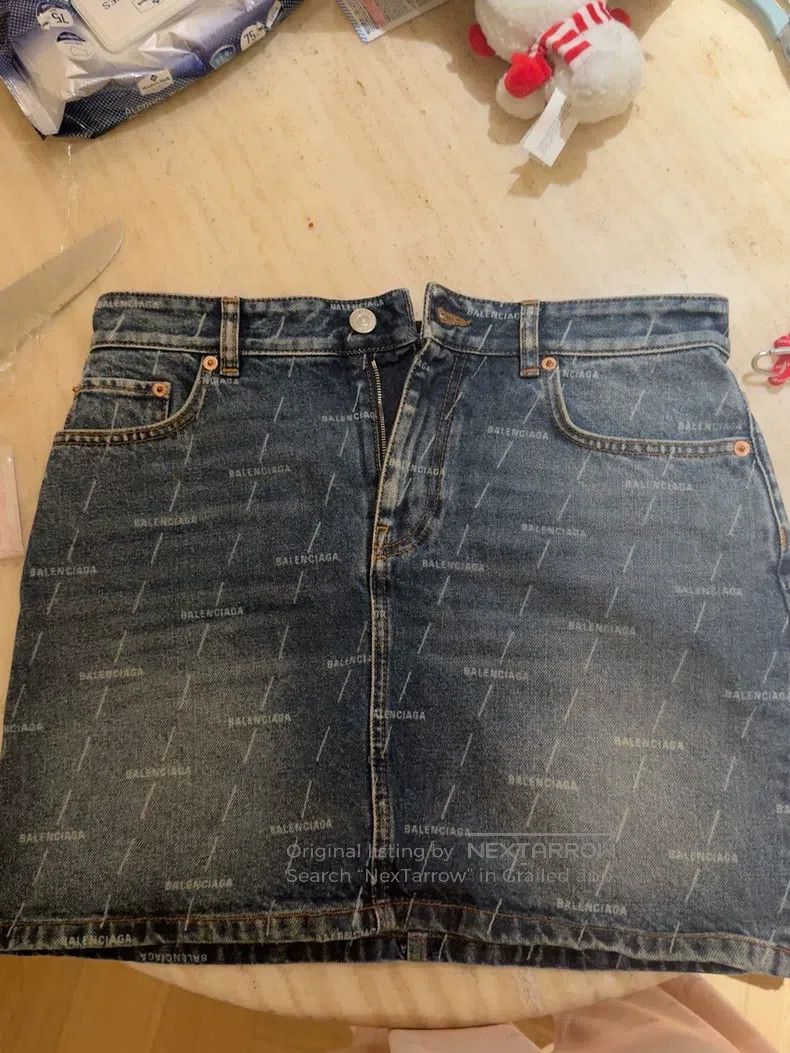 Balenciaga Balenciaga Denim skirt Size 39" - 1 Thumbnail