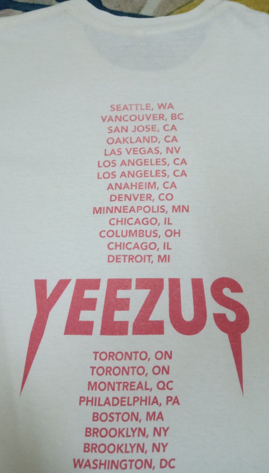 Kanye West Kanye West Yeezus Tour T-shirt Size US M / EU 48-50 / 2 - 10 Thumbnail