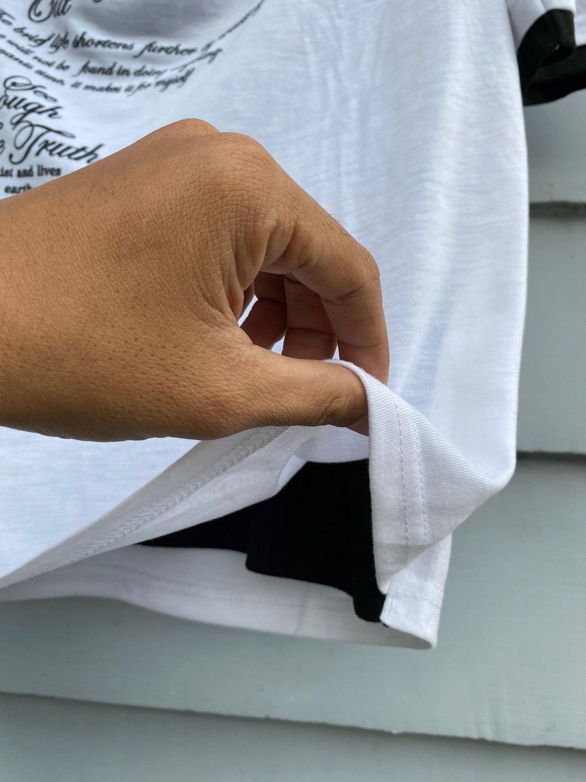 If Six Was Nine Beaumere Avant-Garde Text Tee Typography Japan Street Style Size L / US 10 / IT 46 - 6 Thumbnail
