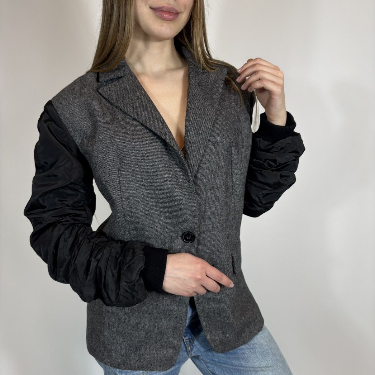 Japanese Brand Walter Baker Archive Japanese Style Blazer Sleevess Bomber Size S / US 4 / IT 40 - 3 Thumbnail