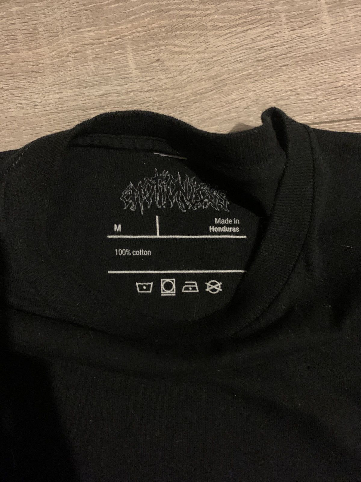 Japanese Brand Black Y2K Style Humor Slogan T-Shirt Size US M / EU 48-50 / 2 - 2 Thumbnail