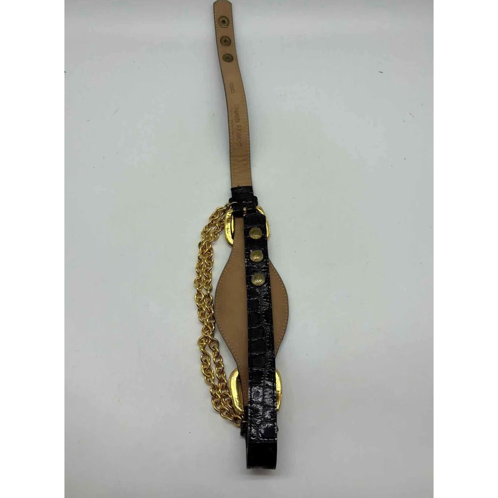 Vintage Streets Ahead Black Belts Small Mens? Size ONE SIZE - 2 Thumbnail