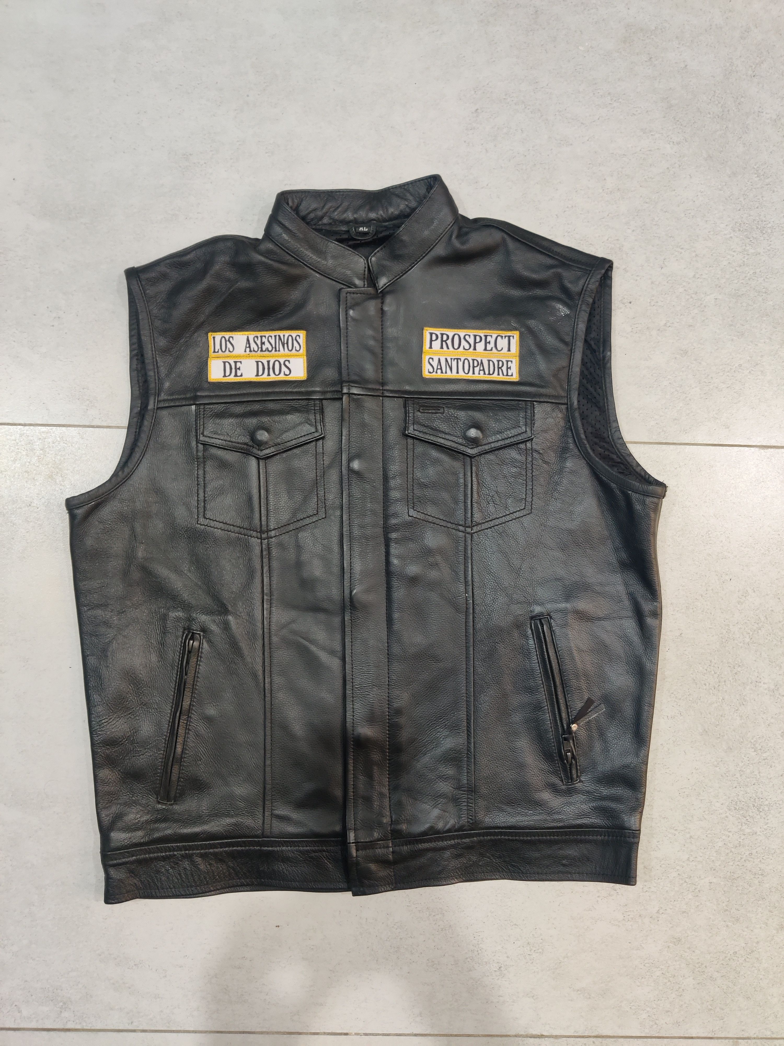 Mayan South California Vintage Leather Vest