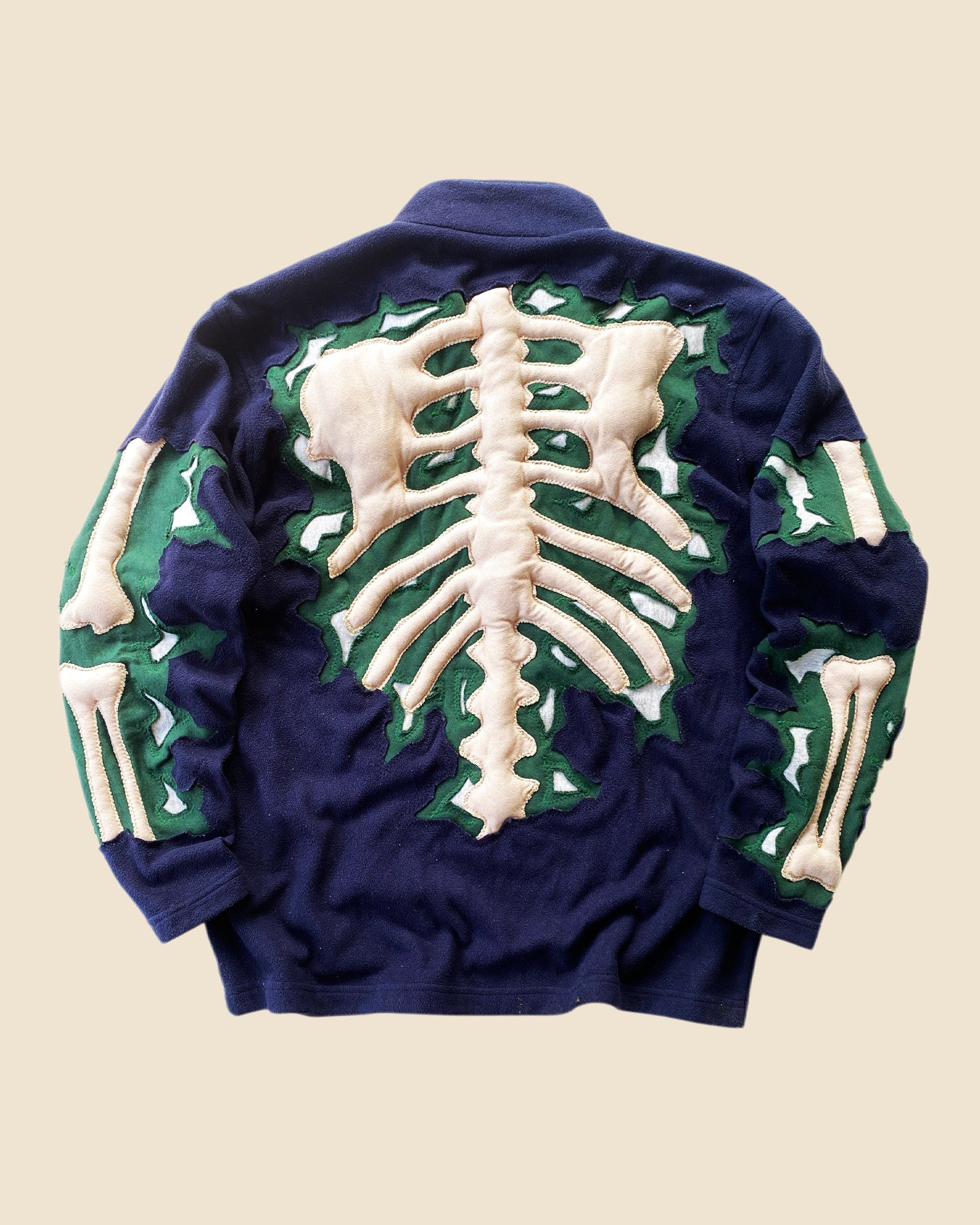 Nike 1 OF 1 REWORKED NIKE CRACKY 3D PUFF SKELETON FLEECE SIZE M Size US M / EU 48-50 / 2 - 6 Thumbnail