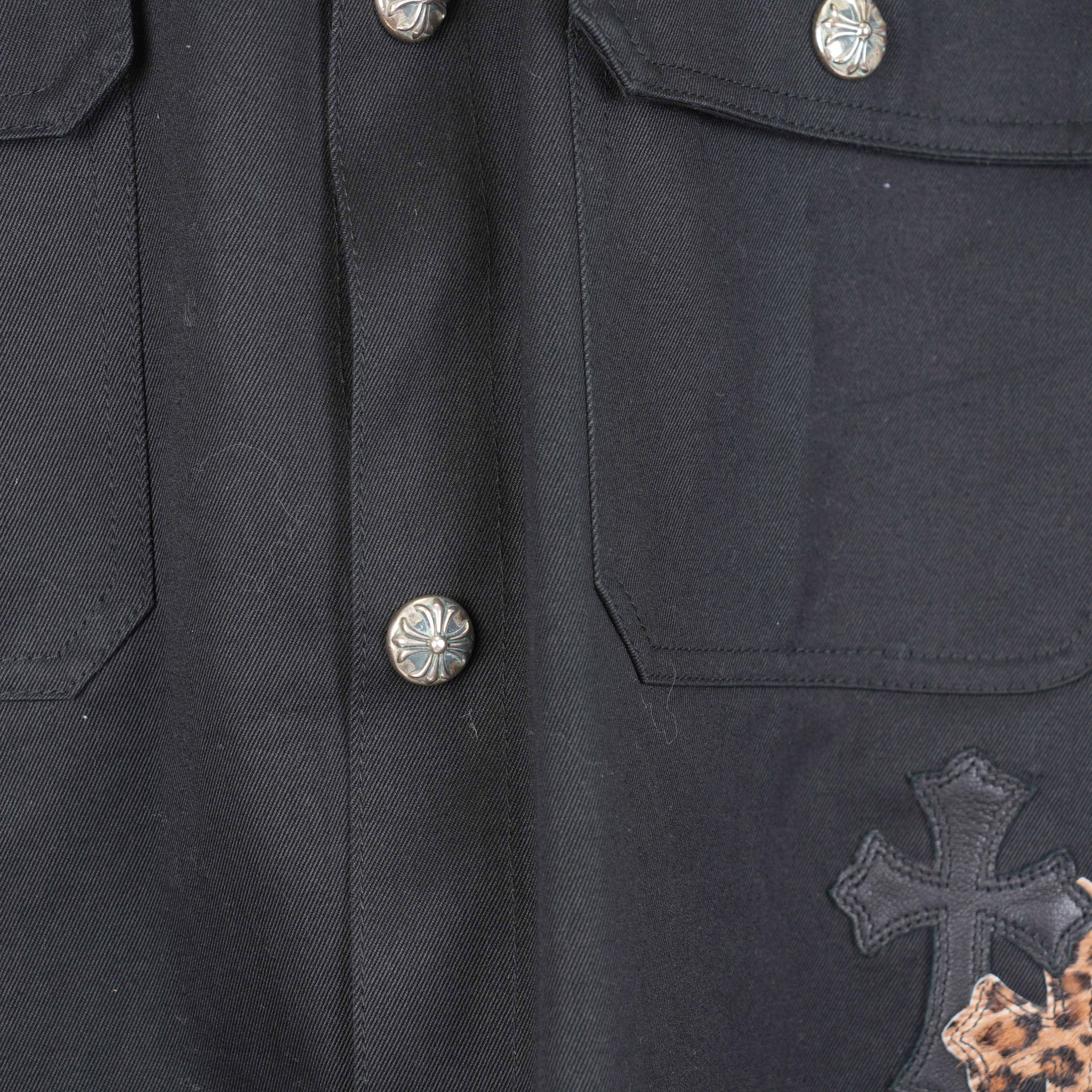 Chrome Hearts CHROME HEARTS CHEETAH PATCH WORK JACKET Size US XXL / EU 58 / 5 - 4 Thumbnail