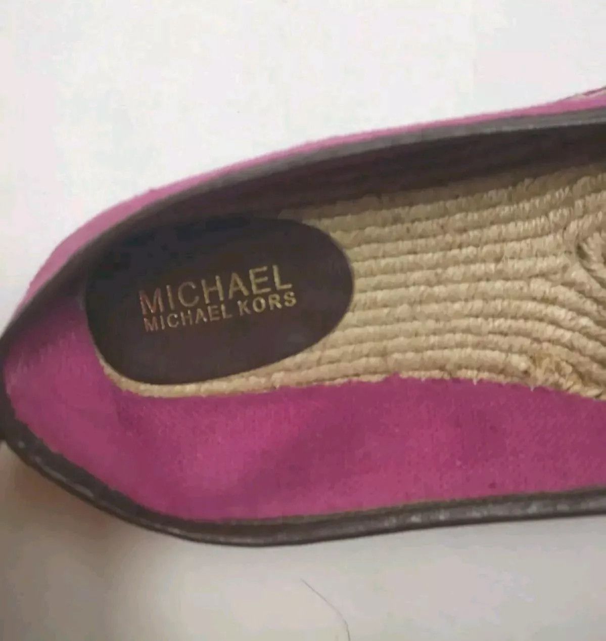 Michael Kors Michael Kors KELI Canvas Jute Espadrilles Flats Pink 8 Size US 8 / IT 38 - 4 Thumbnail