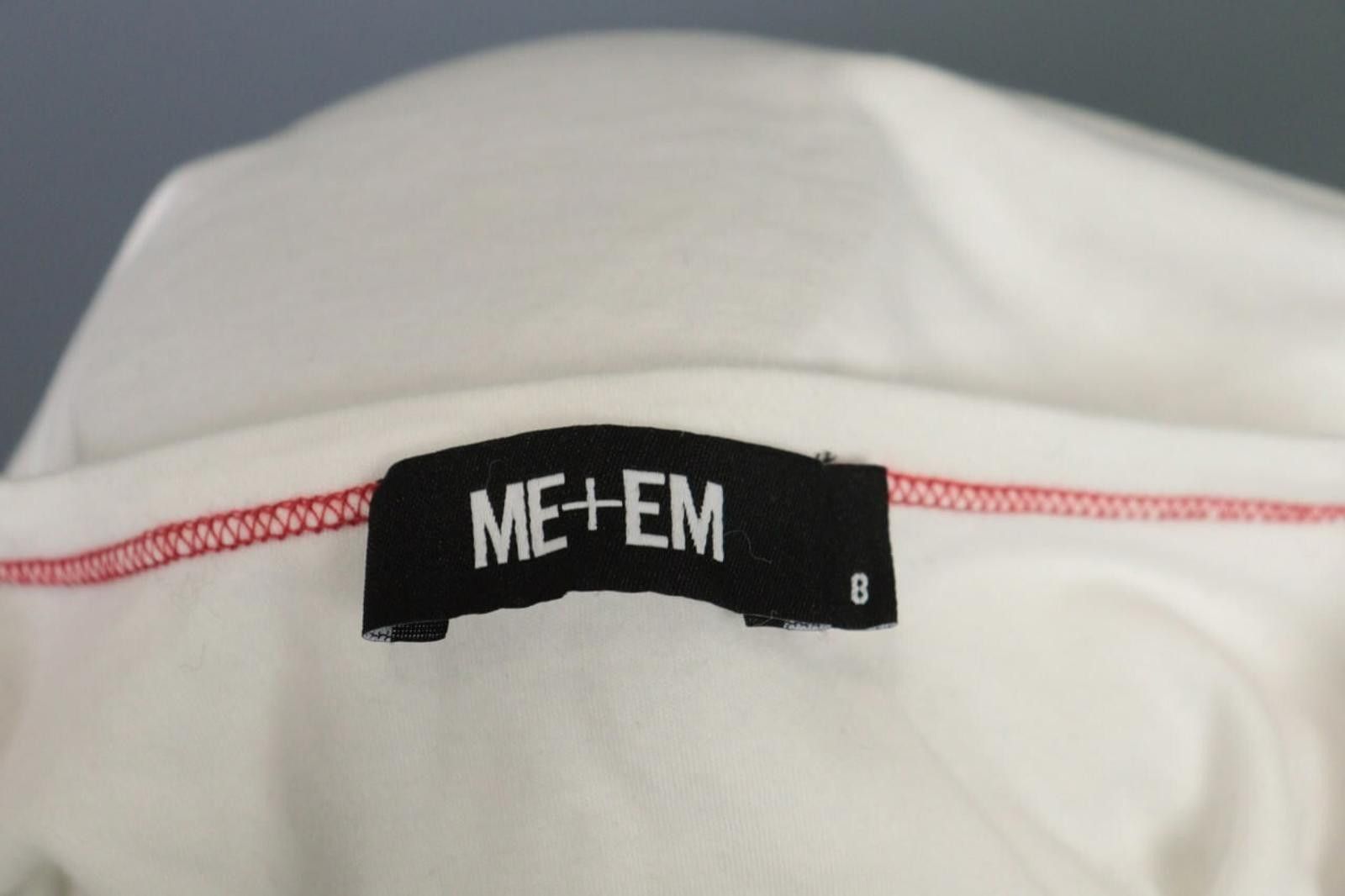 Designer Me+Em White Relaxed Top Blouse Sweater Size 8 Size M / US 6-8 / IT 42-44 - 10 Thumbnail