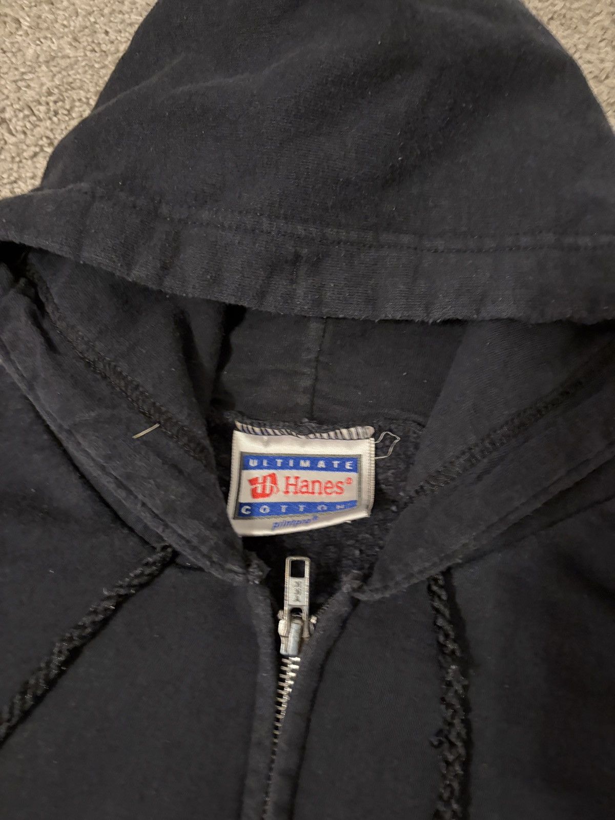 Hanes Vintage Y2K Hanes Ultimate Cotton Hoodie Fleece Lined XL Size US XL / EU 56 / 4 - 6 Thumbnail