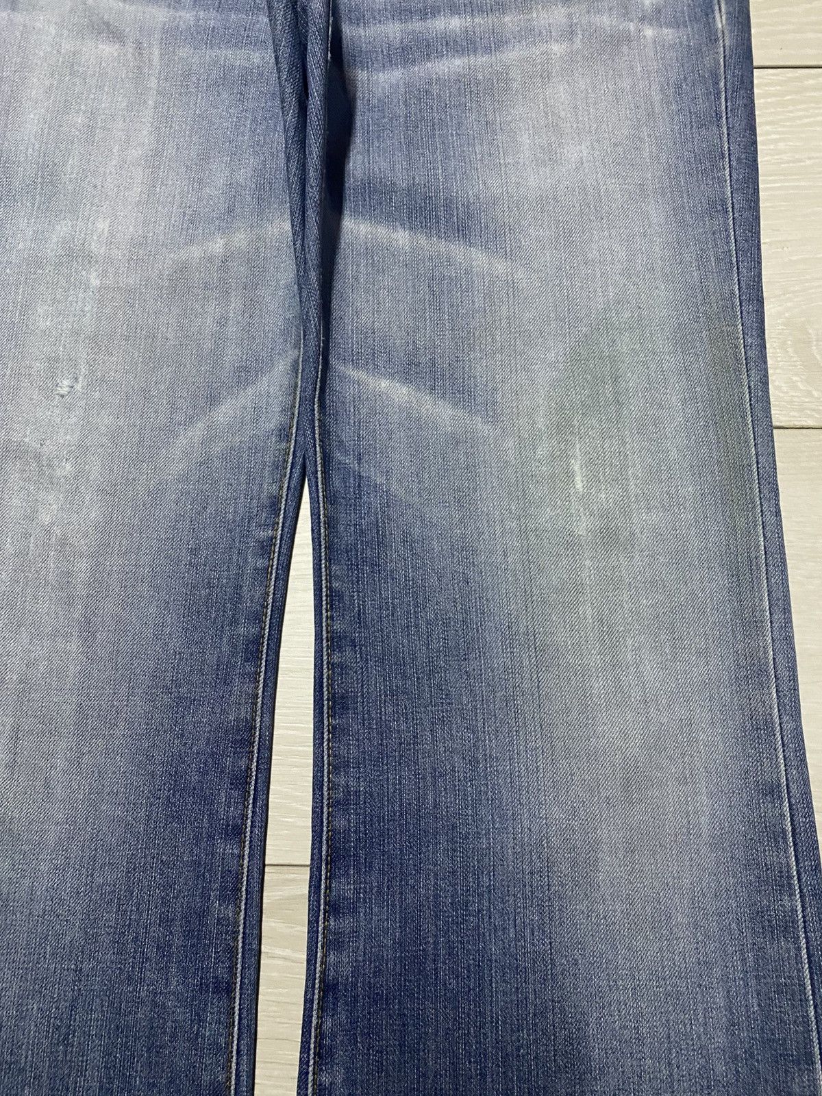 Uniqlo Vintage Japanese Brand Uniqlo Faded Wash Flare Jeans Size US 33 - 8 Thumbnail