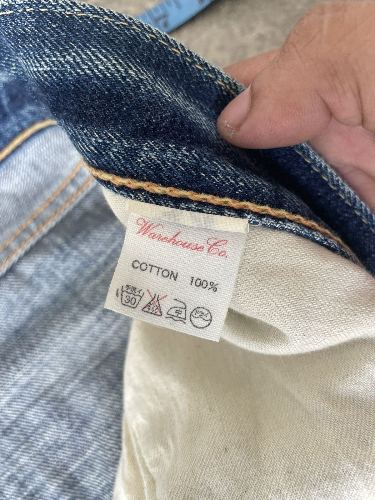 Warehouse Japanese Brand Warehouse Selvage Denim Size US 33 - 7 Thumbnail