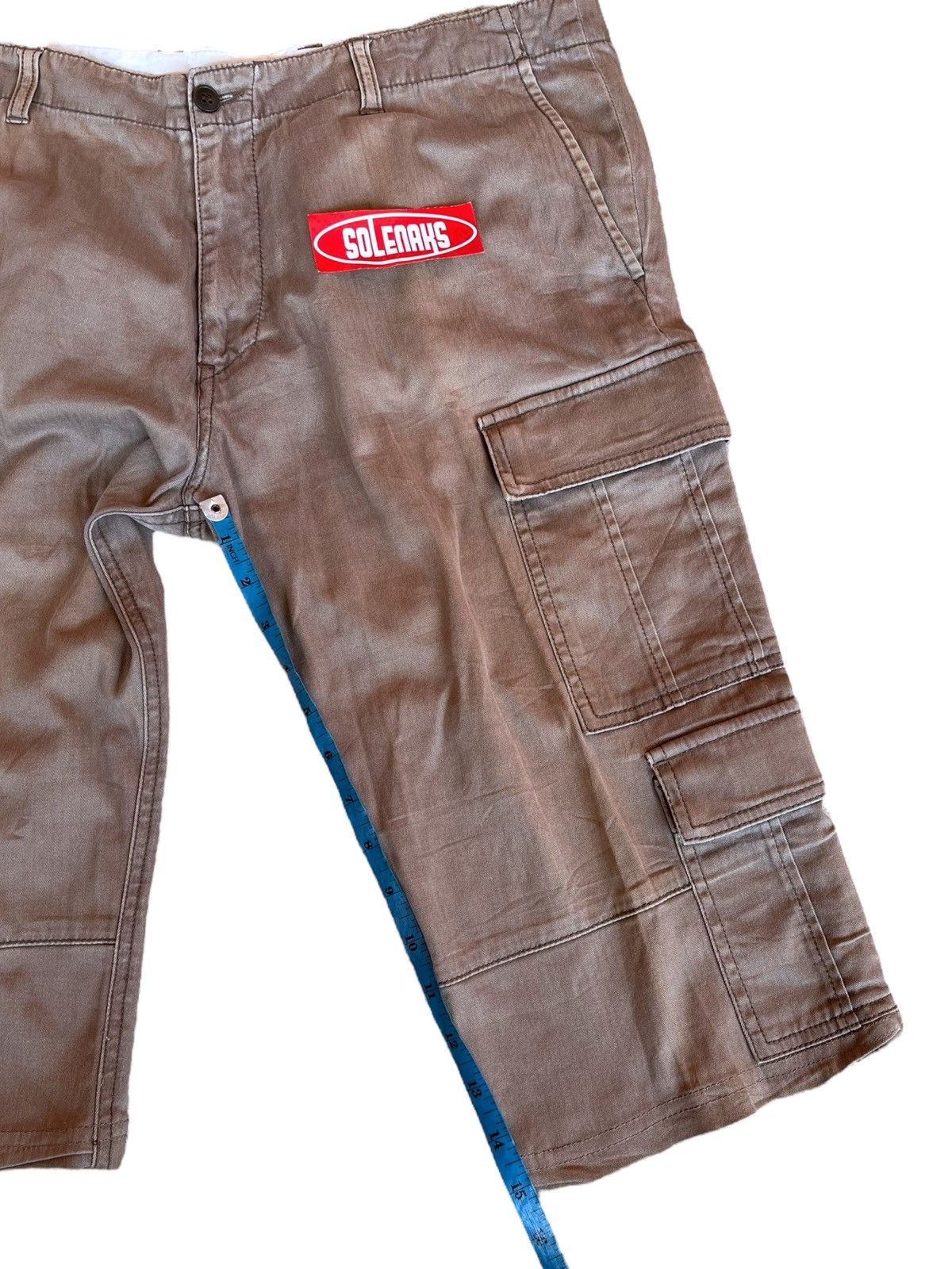 Yohji Yamamoto Vintage jorts Against All Risks Japan rare y2k Size US 36 / EU 52 - 9 Thumbnail