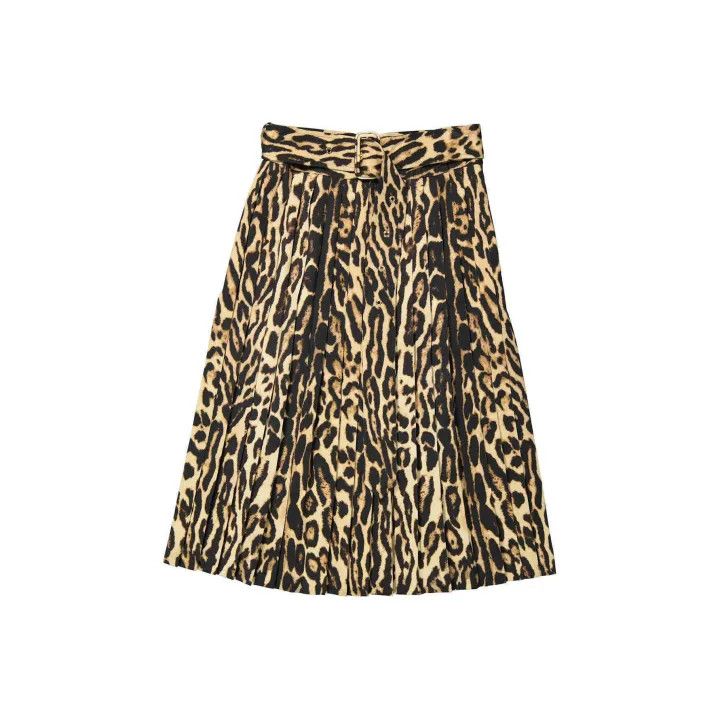 Burberry Burberry Leopard Print Casual Skirt for Women 0079 Size 24" / US 00 / IT 34 - 1 Thumbnail