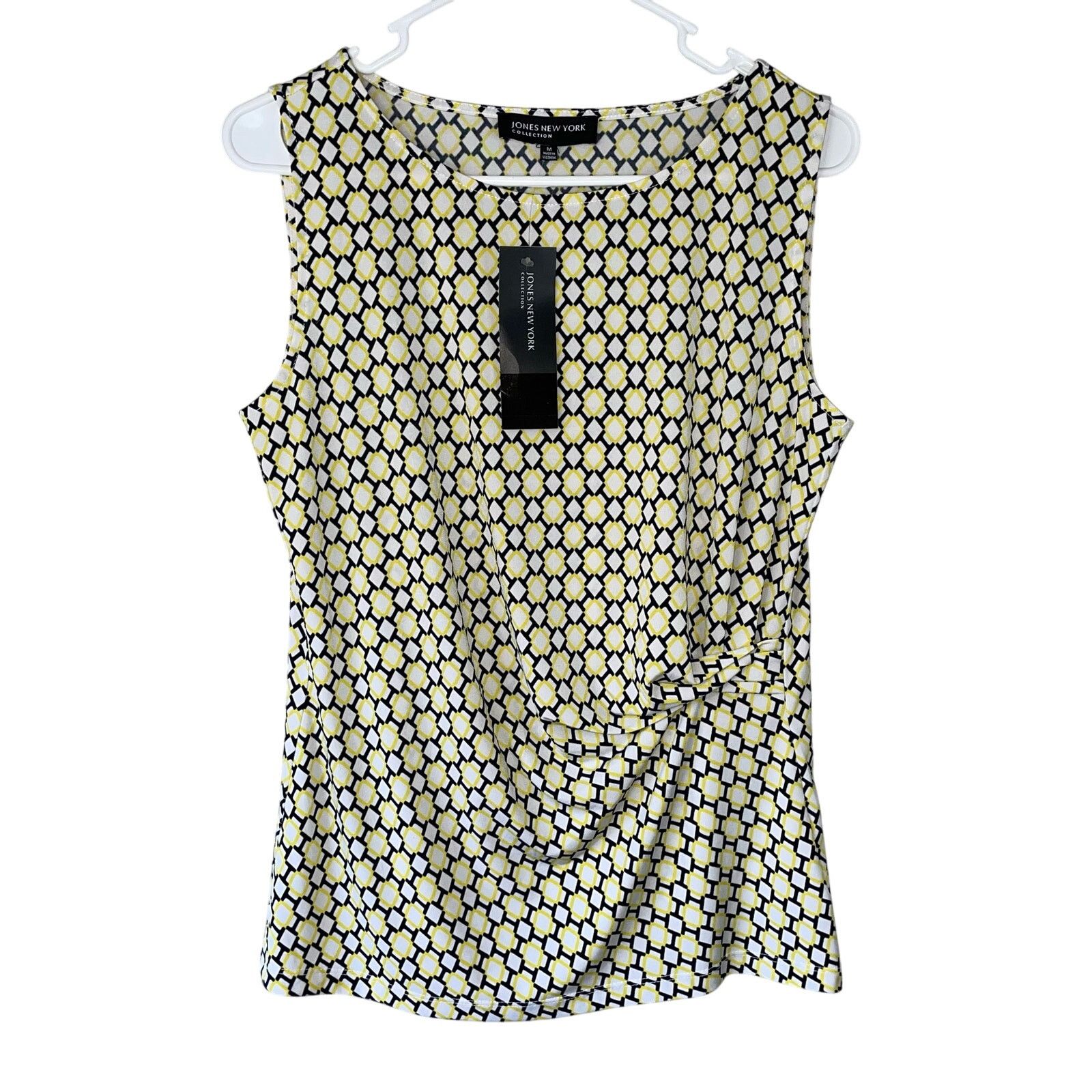 Jones New York Jones New York Blouse M Womens NWT Sleeveless Career Geo Size M / US 6-8 / IT 42-44 - 1 Thumbnail