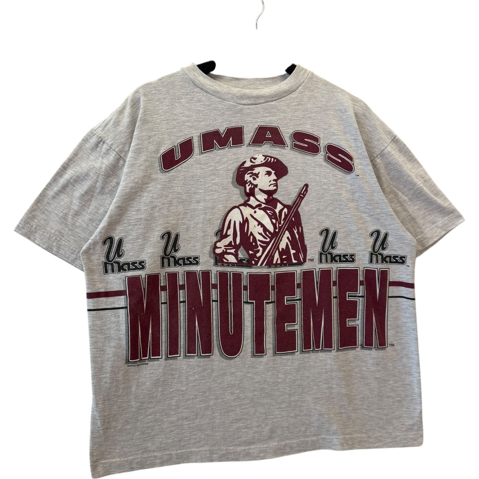 Vintage Vintage University Of Massachusetts Minutemen Tee Men's XXL Size US XXL / EU 58 / 5 - 4 Thumbnail