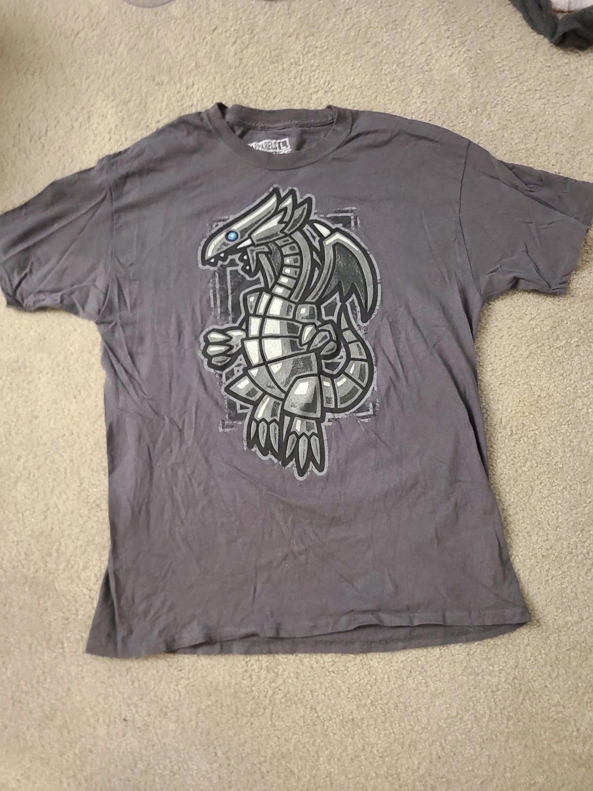 Other Yu-Gi-Oh! Blue Eyes White Dragon Puff Tshirt Size US L / EU 52-54 / 3 - 1 Thumbnail