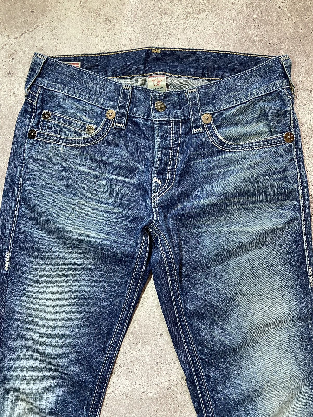 True Religion × Vintage True Religion Vintage streetwear denim Jeans Size US 32 / EU 48 - 7 Thumbnail