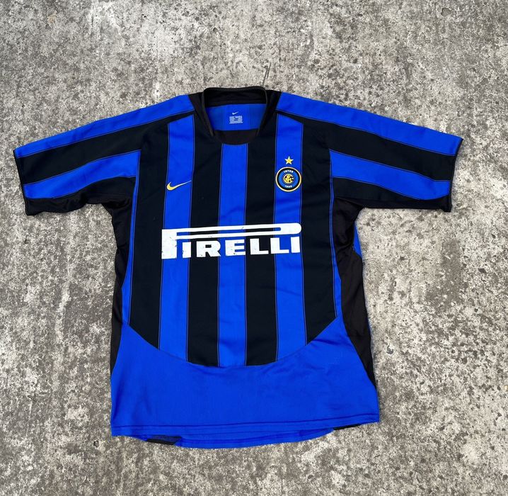 Nike Y2K vintage Nike Inter soccer jersey Blokecore rare hype M | Grailed