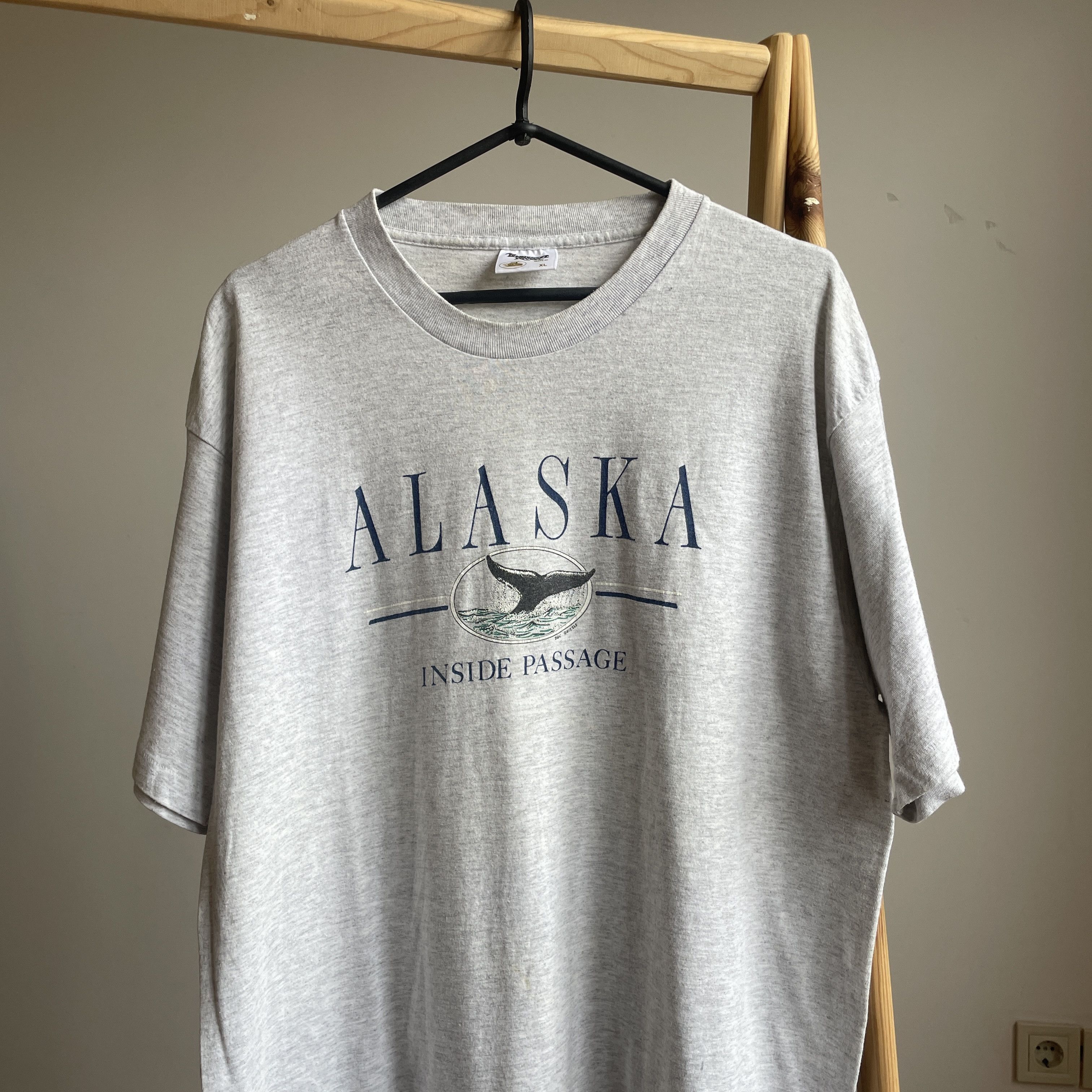 Vintage Alaska Inside Passage Vintage 90's Single Stitch T-Shirt Size US XL / EU 56 / 4 - 3 Thumbnail